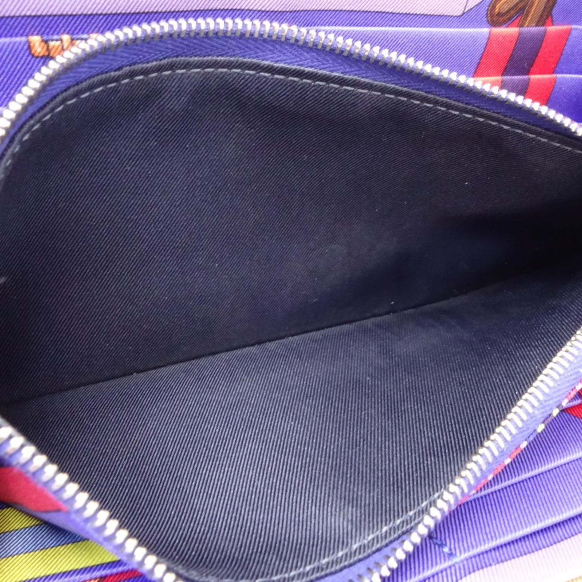 Hermès Silk'In, Grey, Leather, wallet