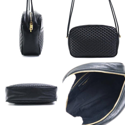Saint Laurent Victoire, Black, Leather, shoulder
