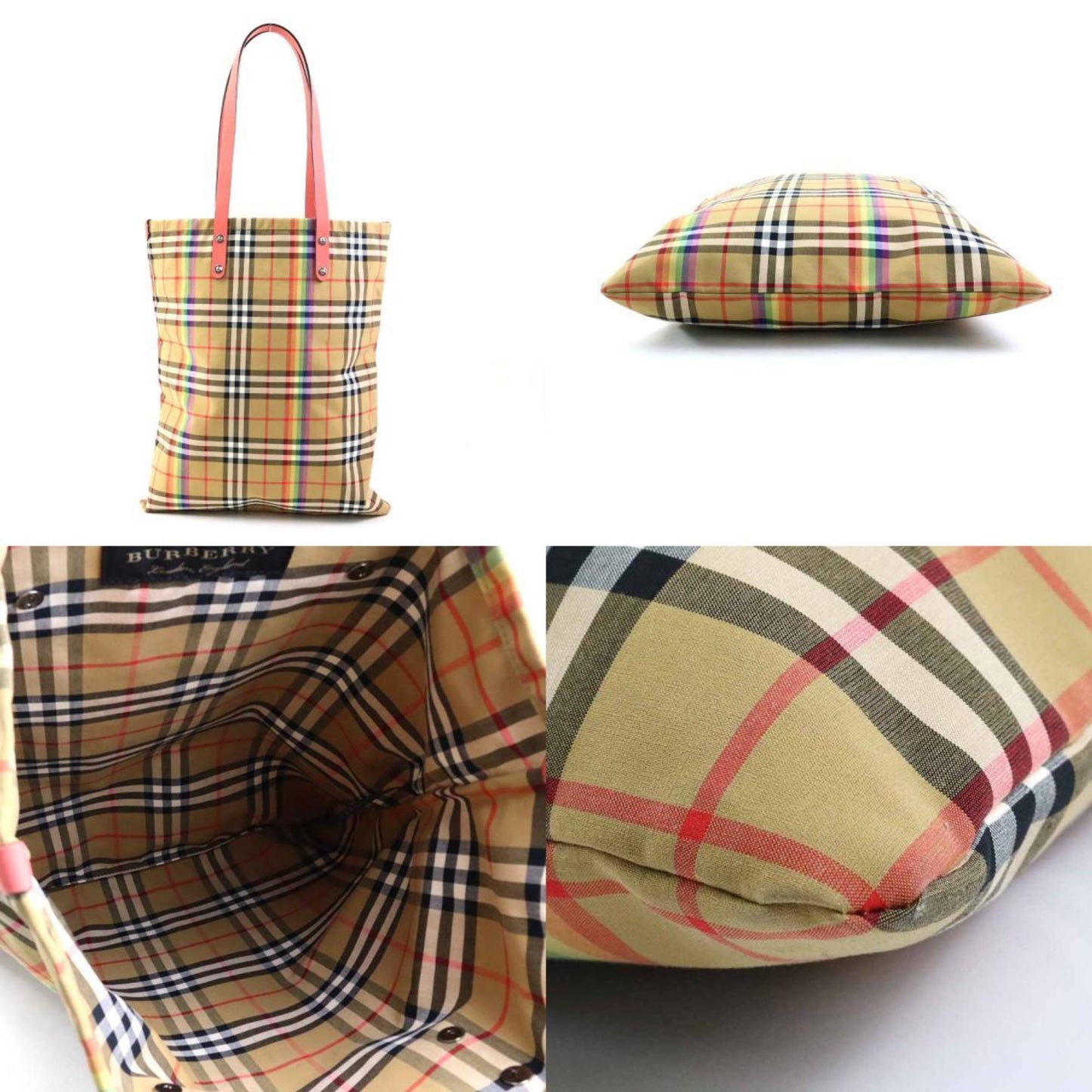 Burberry Nova Check, Multicolour, Cotton, tote