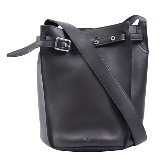 Céline Big bag, Black, Leather, shoulder