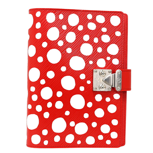 Louis Vuitton Dot Infinity, Red, Leather, wallet