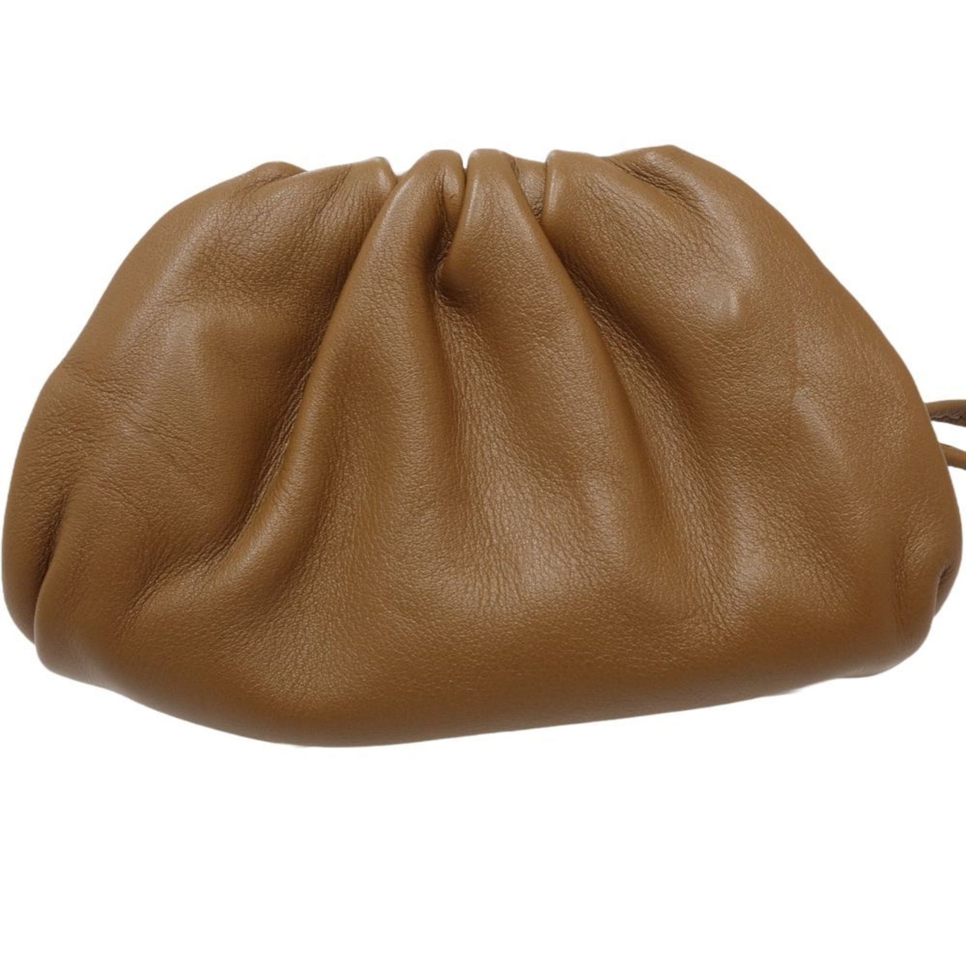 Bottega Veneta Pouch, Brown, Leather, clutch