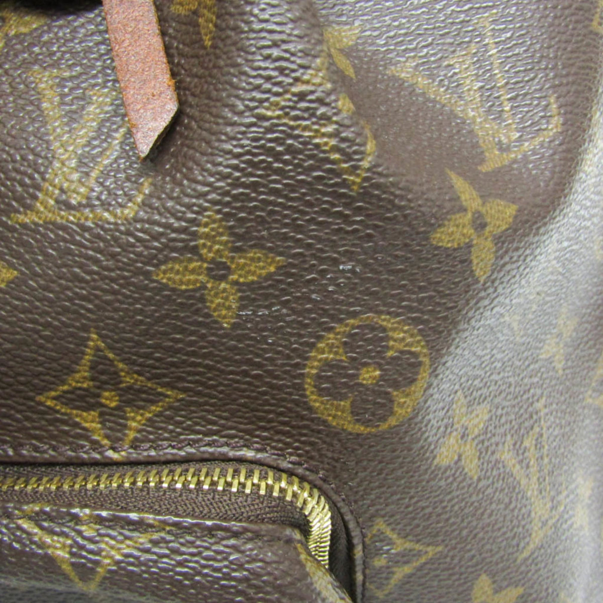 Louis Vuitton Vintage Montsouris Monogram Canvas, Brown, Canvas, Backpack