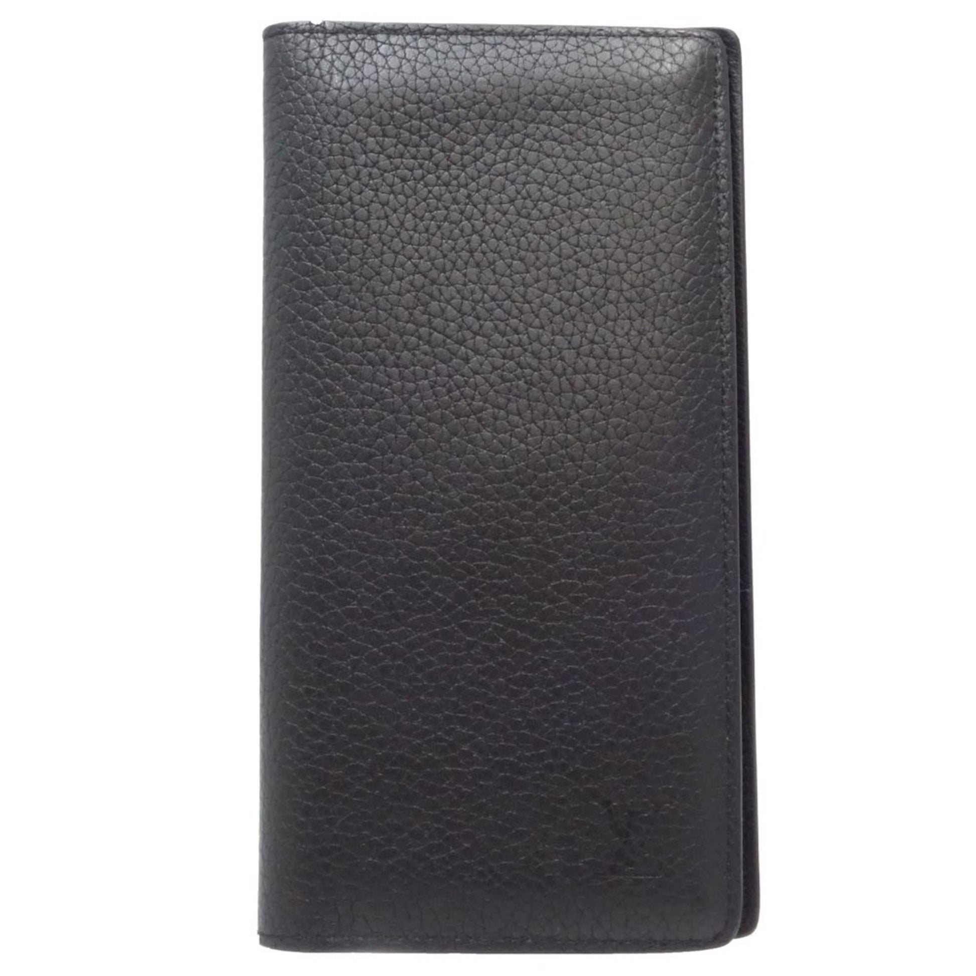 Louis Vuitton Brazza, Black, Leather, wallet