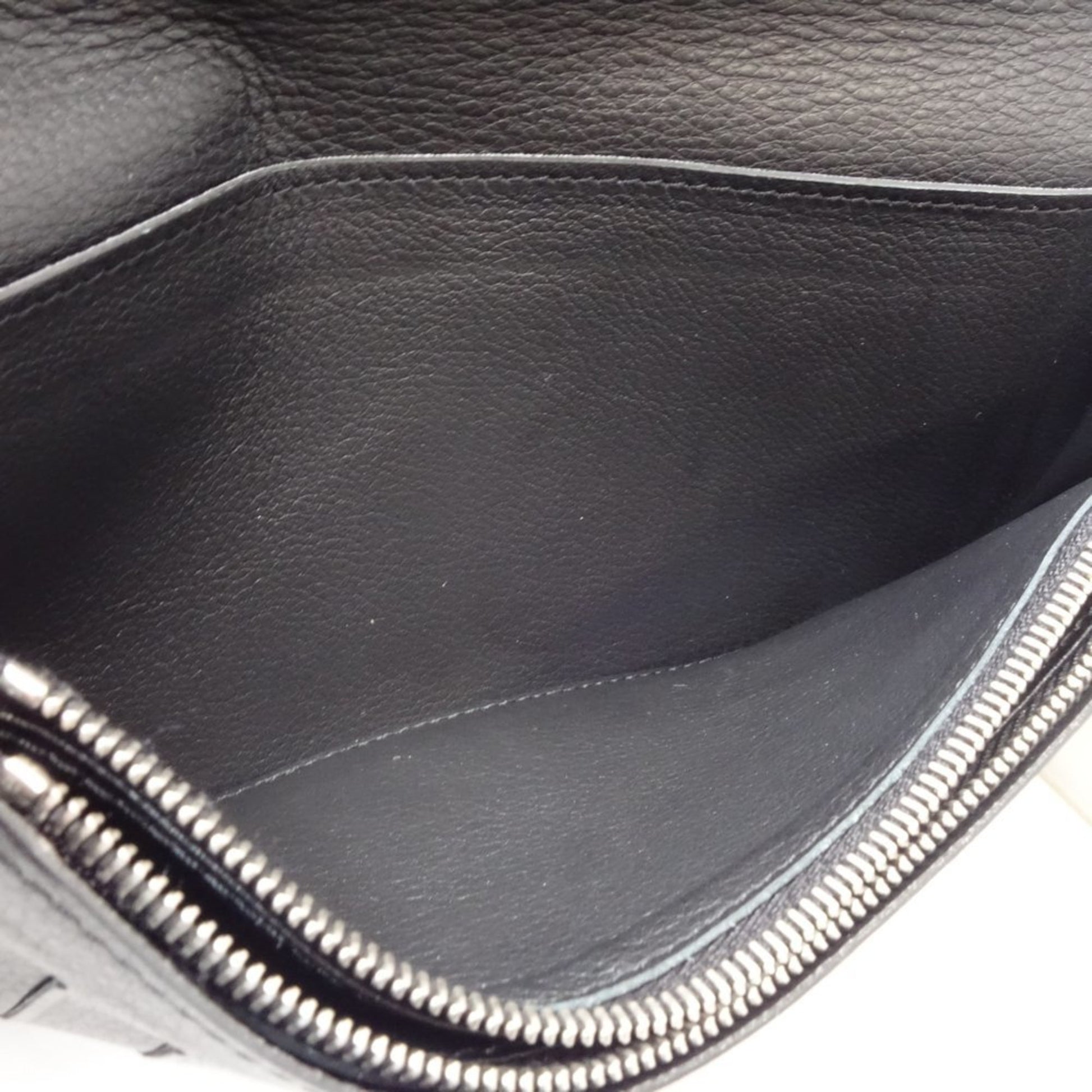 Louis Vuitton Brazza, Black, Leather, wallet