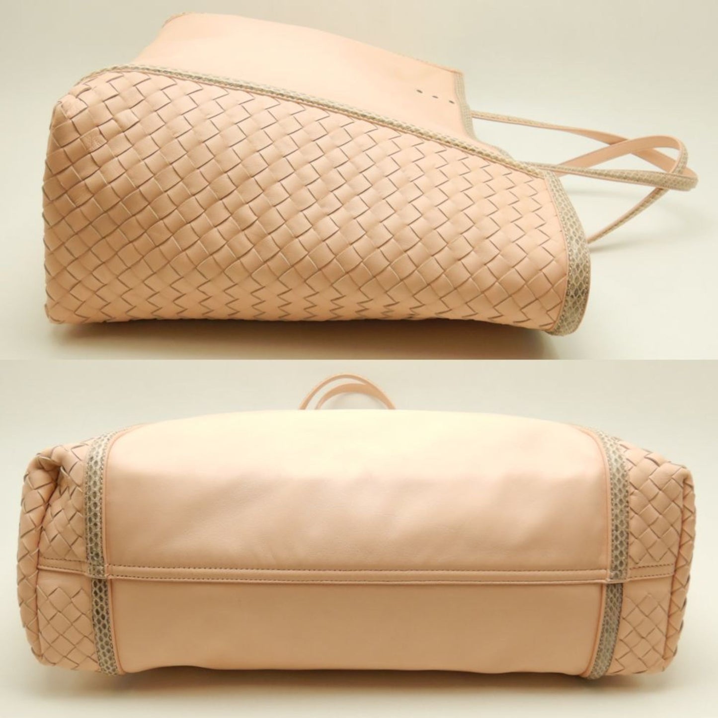 Bottega Veneta Intrecciato, Pink, Leather, tote