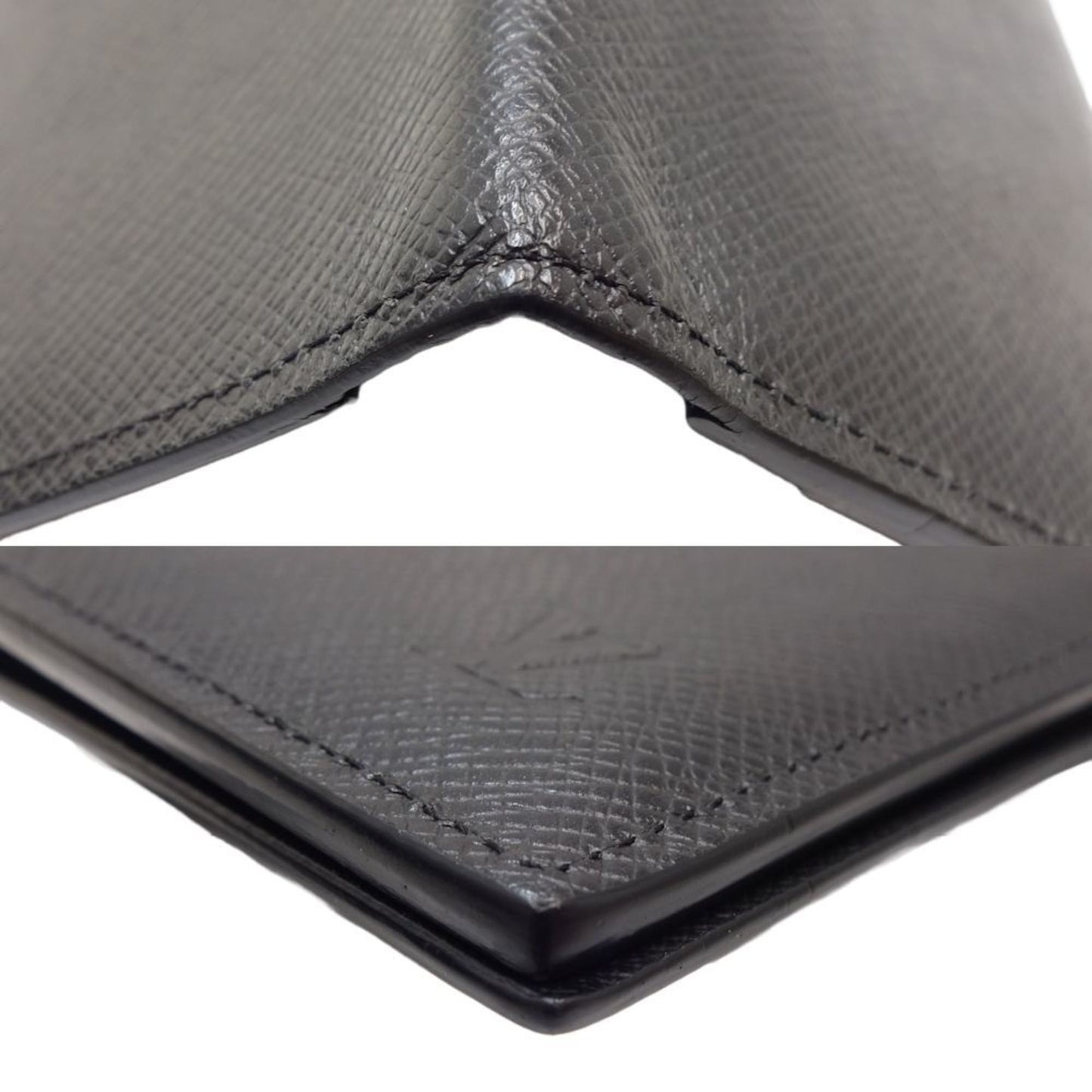 Louis Vuitton Portefeuille Alexandre, Black, Leather, wallet