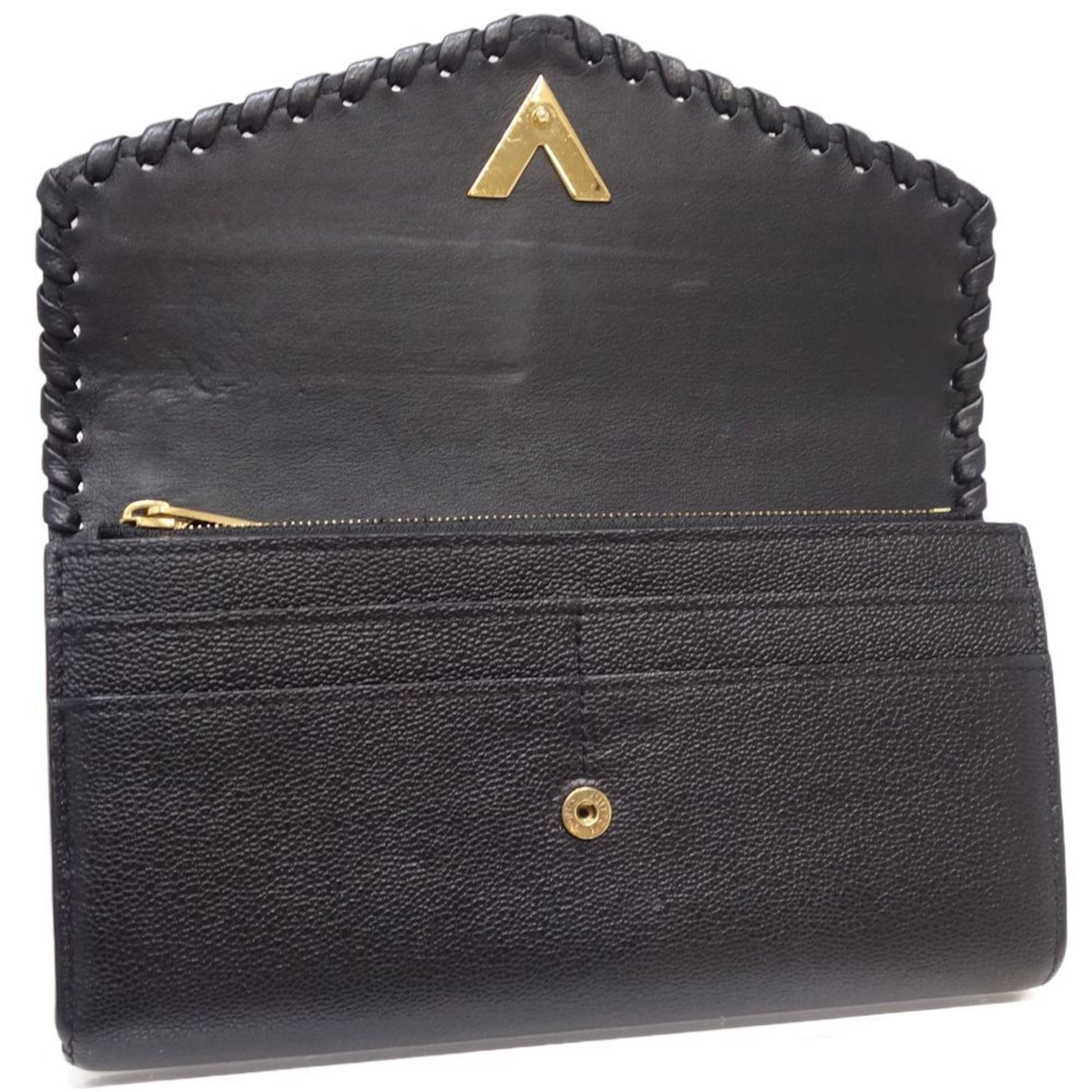 Louis Vuitton Very, Black, Leather, wallet