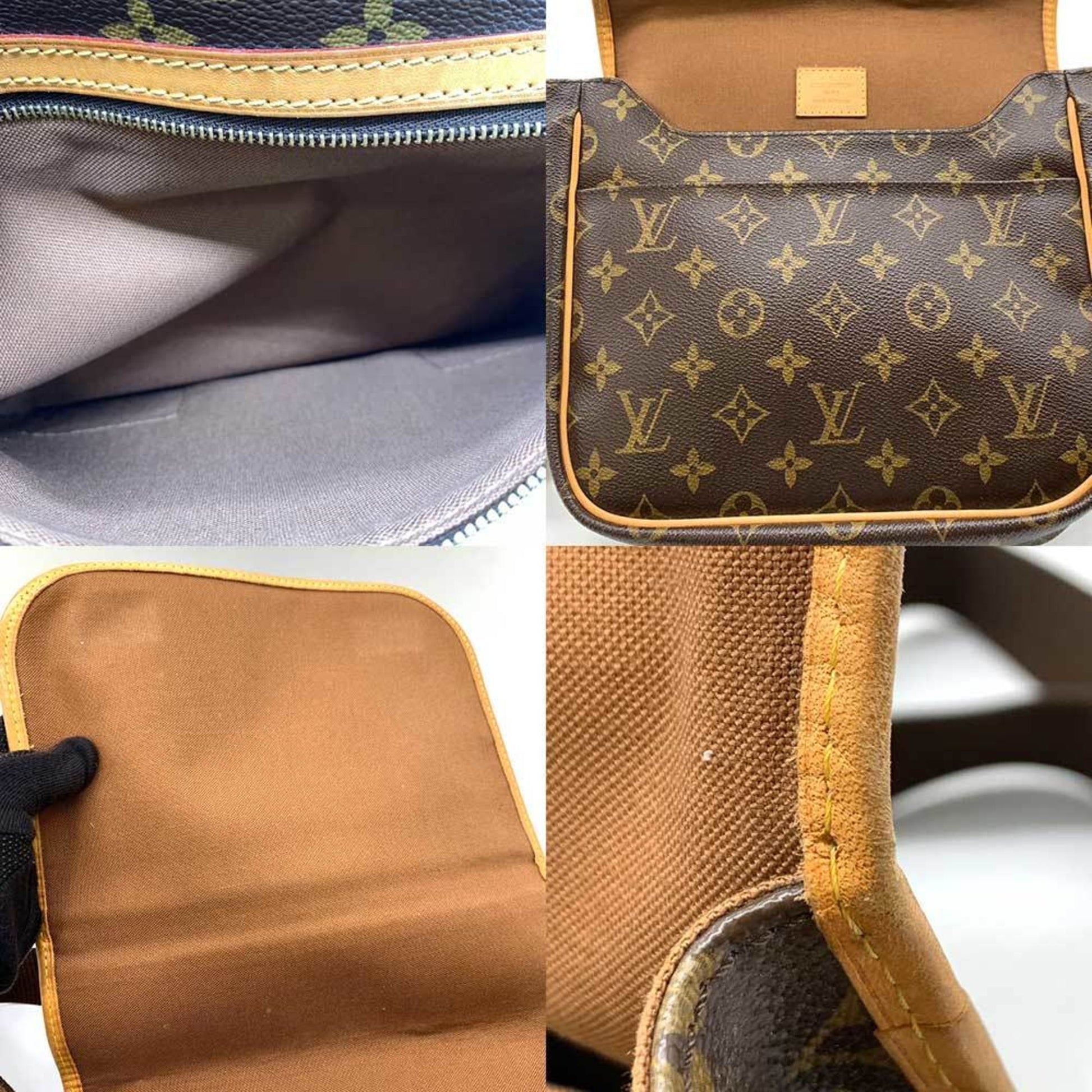 Louis Vuitton Bosphore, Brown, Canvas, shoulder