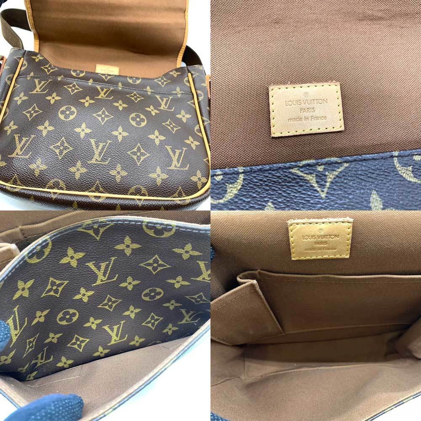 Louis Vuitton Bosphore, Brown, Canvas, shoulder