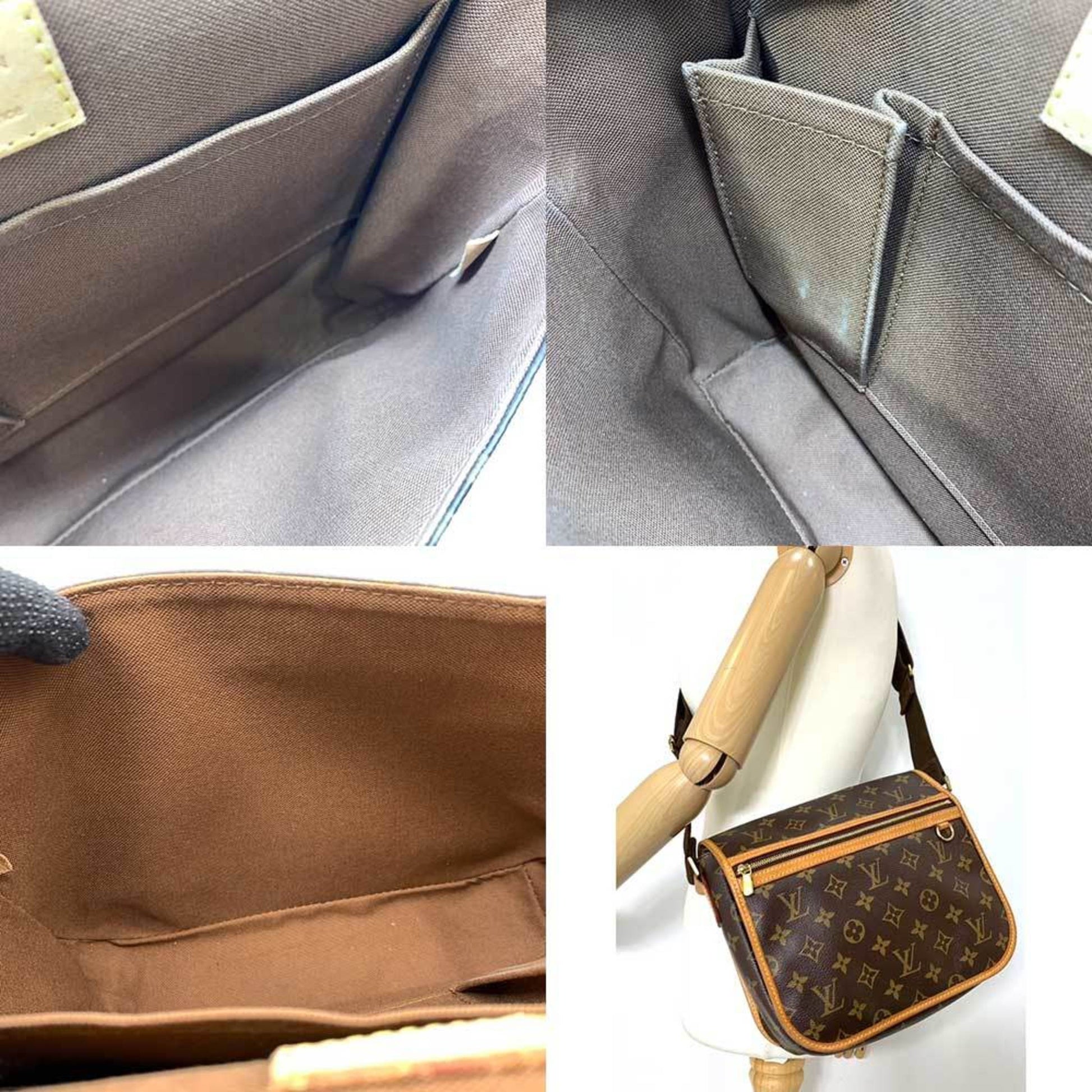 Louis Vuitton Bosphore, Brown, Canvas, shoulder