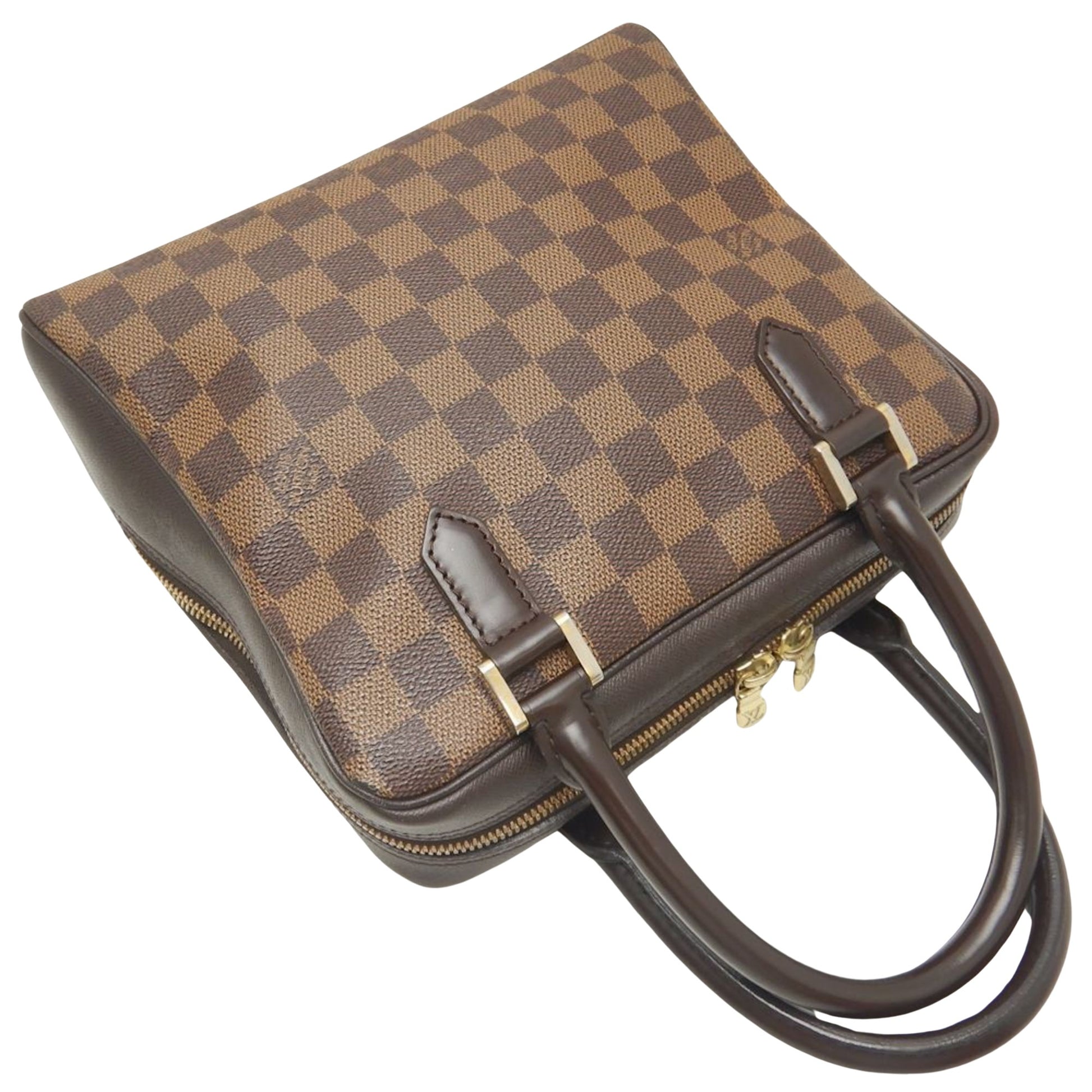 Louis Vuitton Brera, Brown, Canvas, handbag