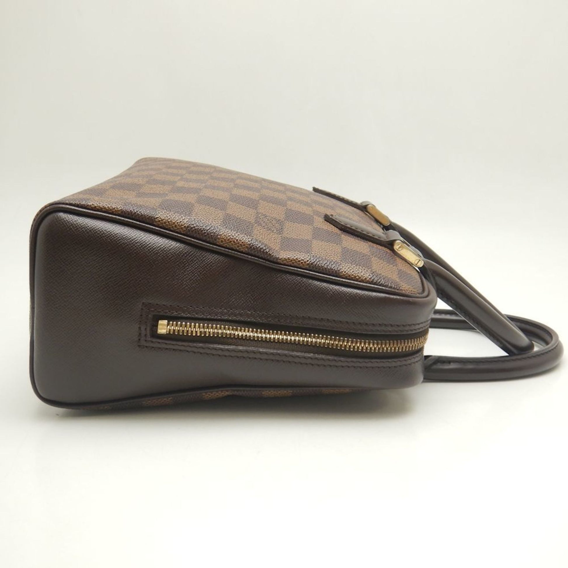 Louis Vuitton Brera, Brown, Canvas, handbag