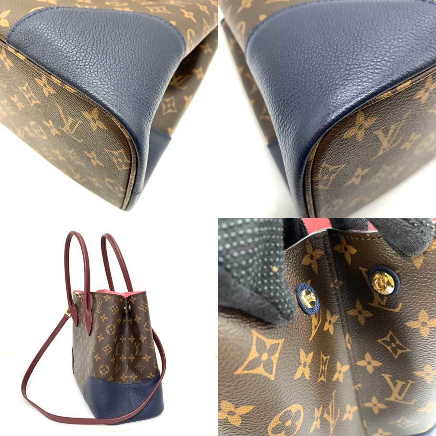 Louis Vuitton Flandrin, Brown, Canvas, handbag