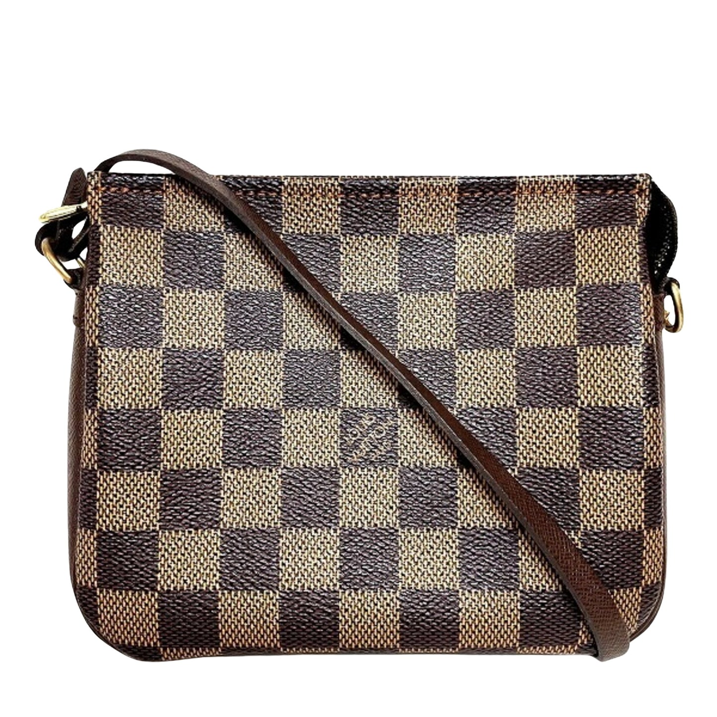 Louis Vuitton Trousse makeup, Brown, Canvas, clutch