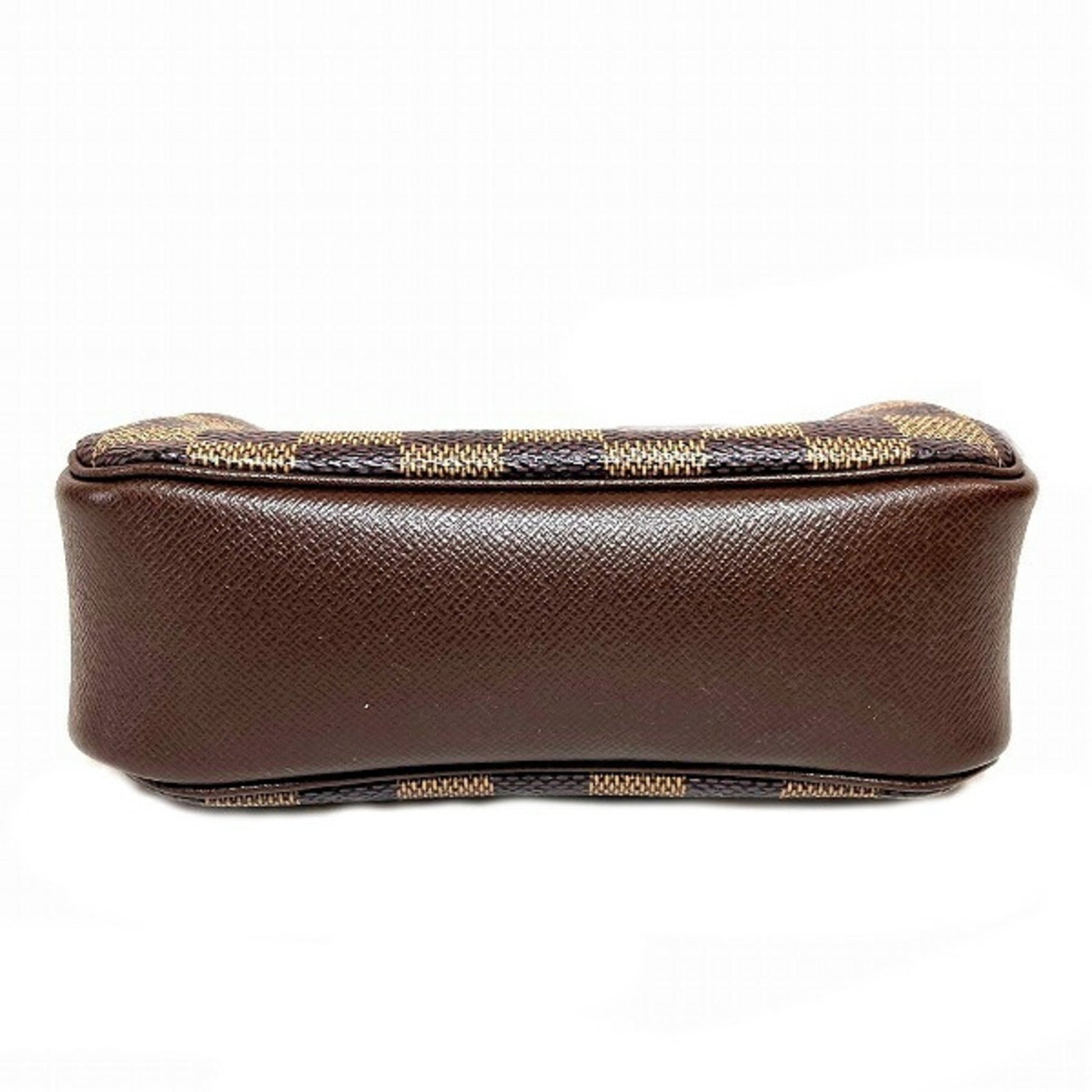 Louis Vuitton Trousse makeup, Brown, Canvas, clutch