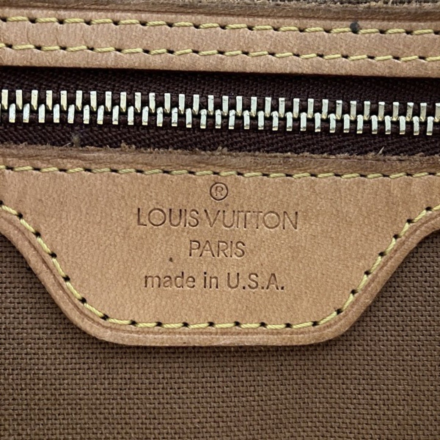 Louis Vuitton Luco, Brown, Canvas, handbag