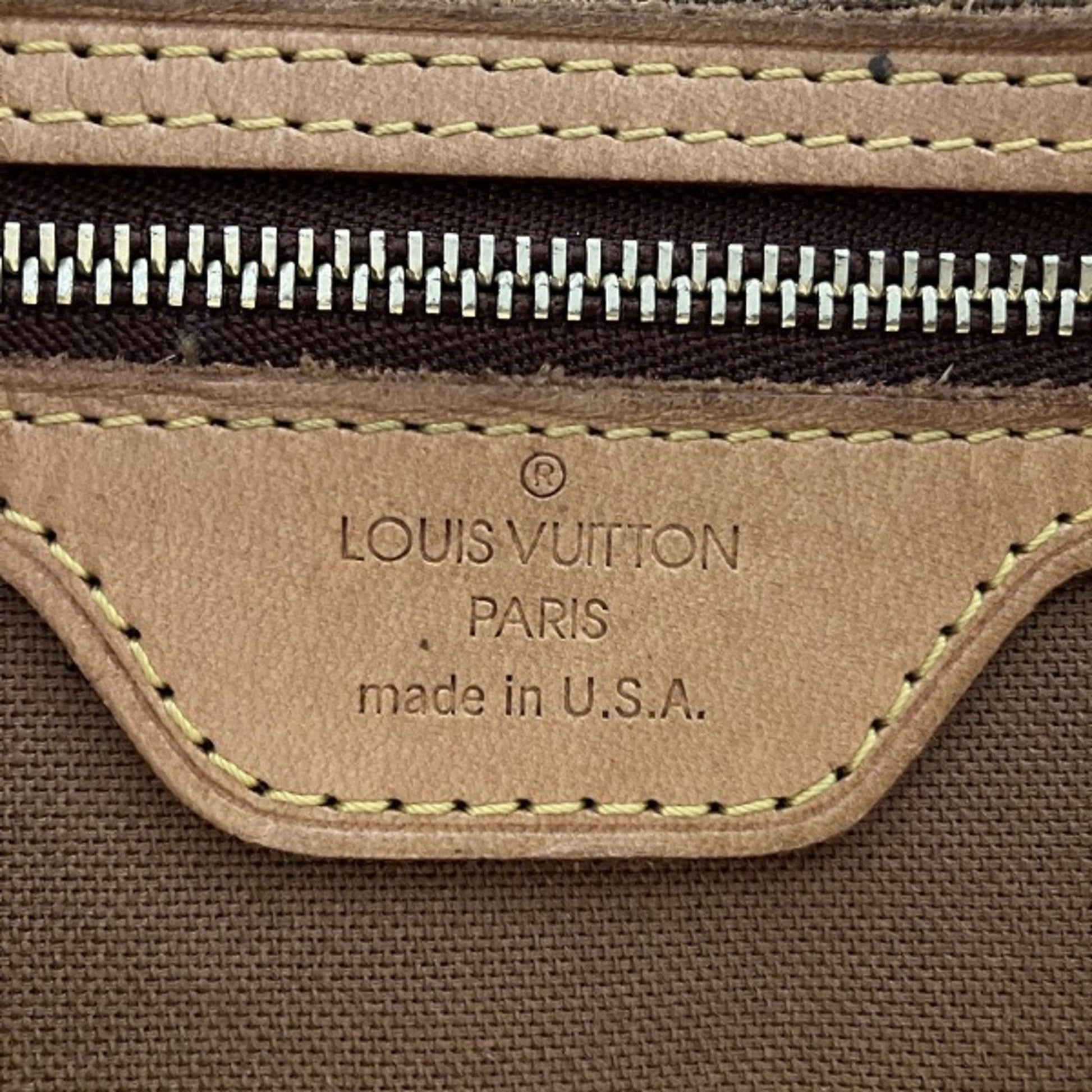 Louis Vuitton Luco, Brown, Canvas, handbag