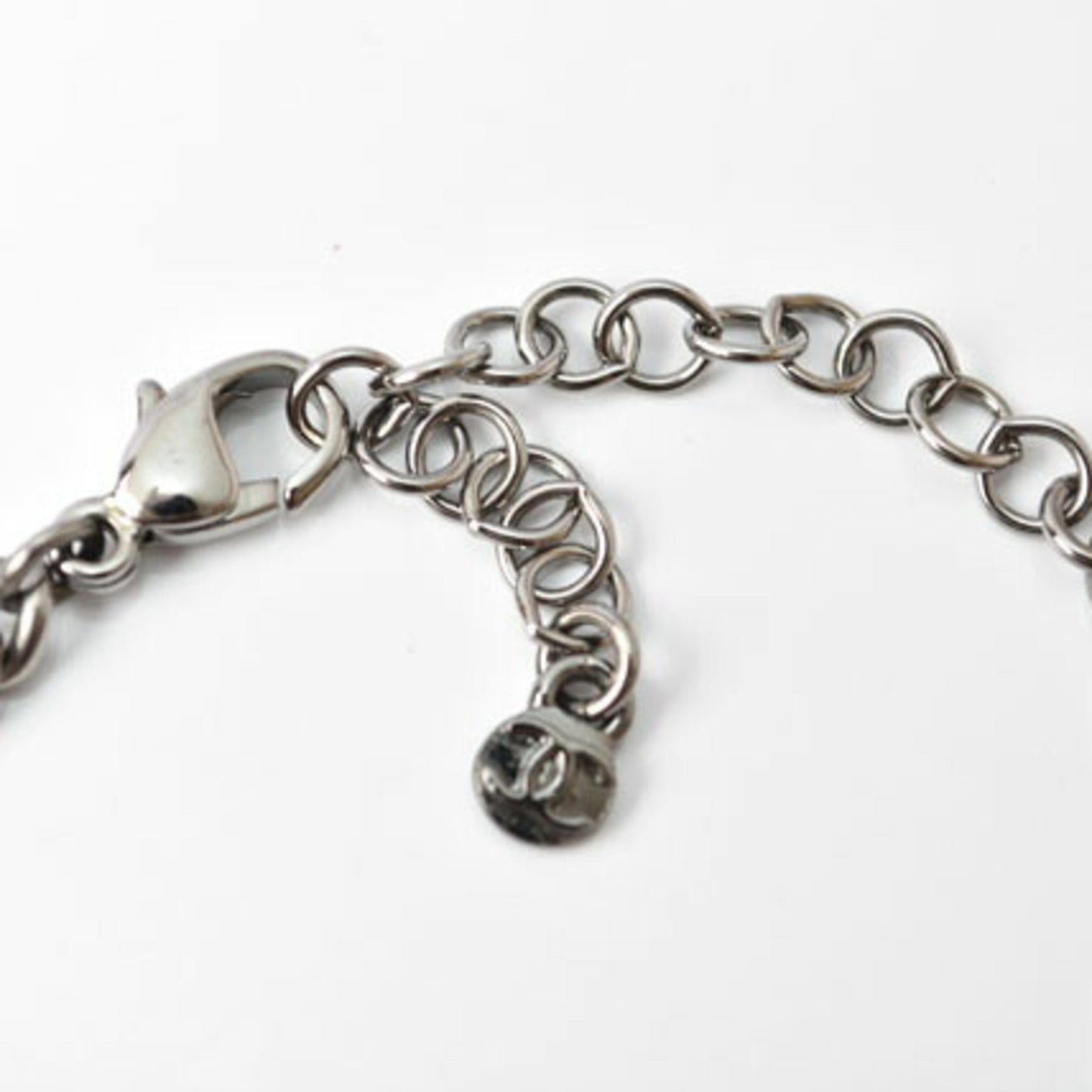 Chanel Coco Mark, Silver, Metal, necklace