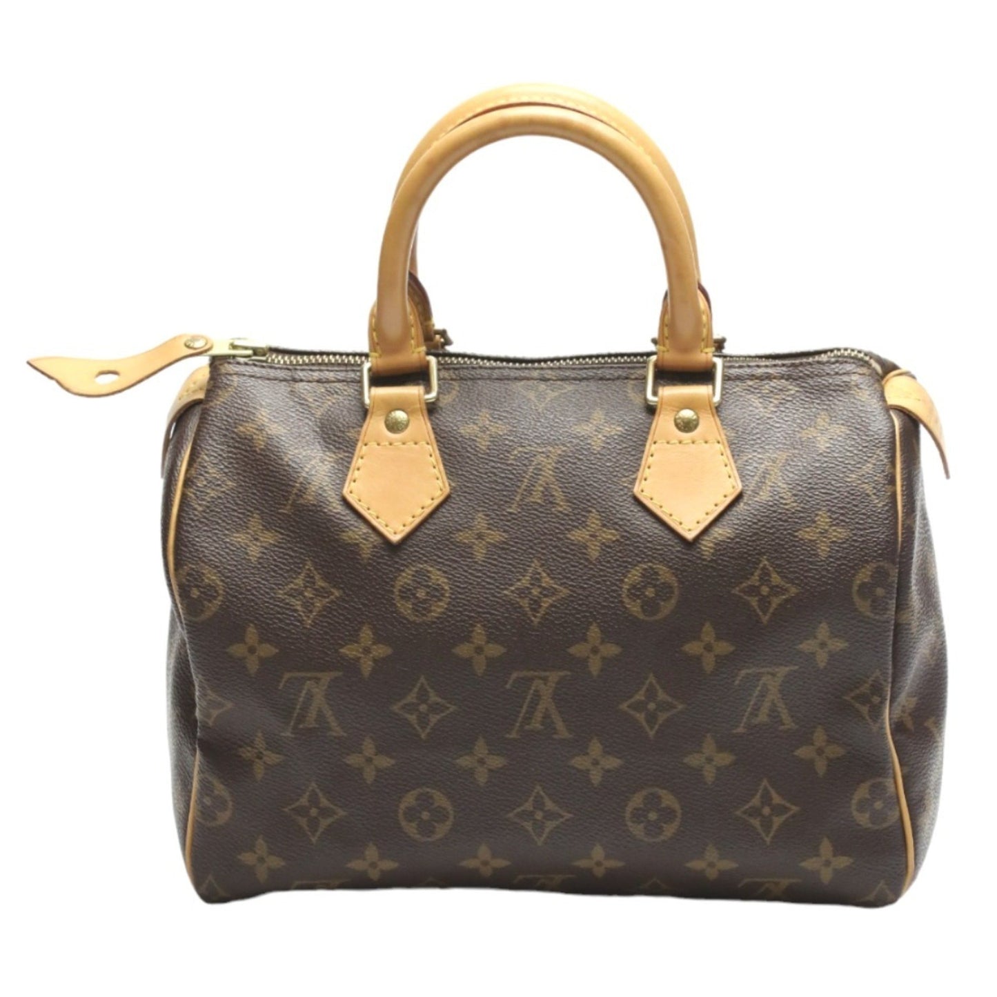 Louis Vuitton Speedy 25, Brown, Canvas, handbag