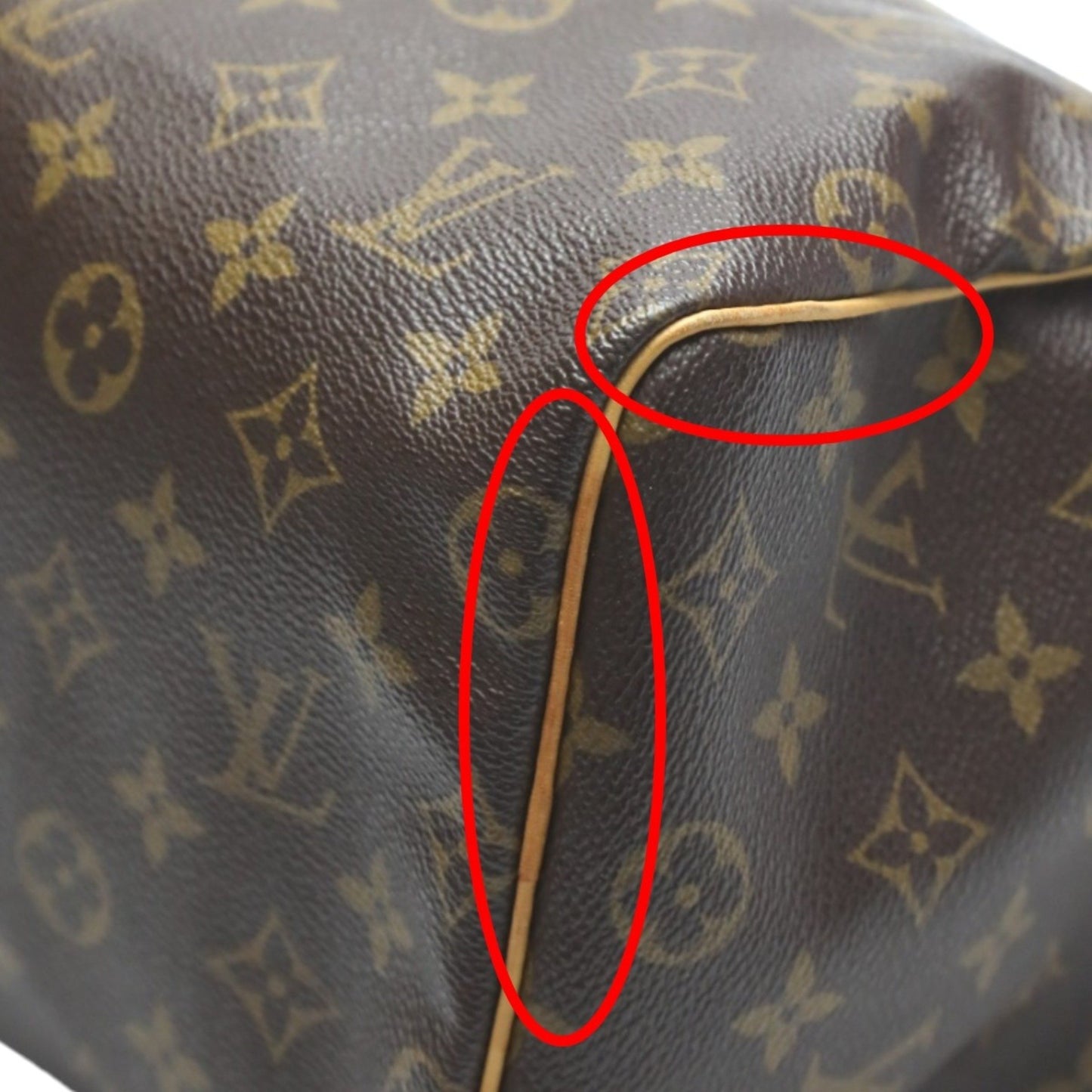 Louis Vuitton Speedy 25, Brown, Canvas, handbag