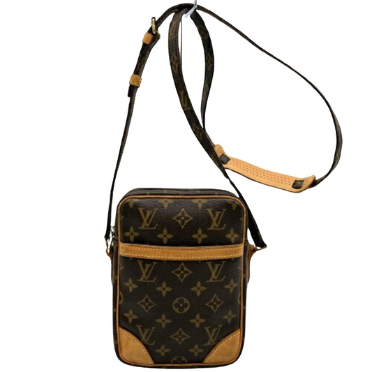 Louis Vuitton Danube, Brown, Canvas, shoulder