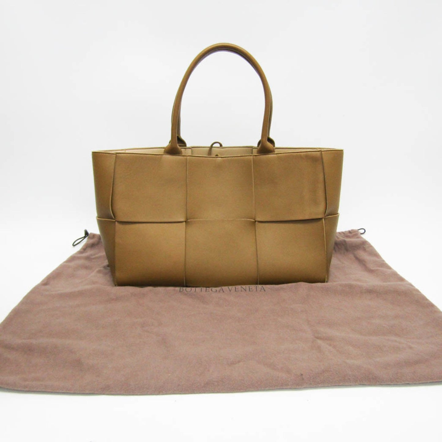 Bottega Veneta Arco, Camel, Leather, tote