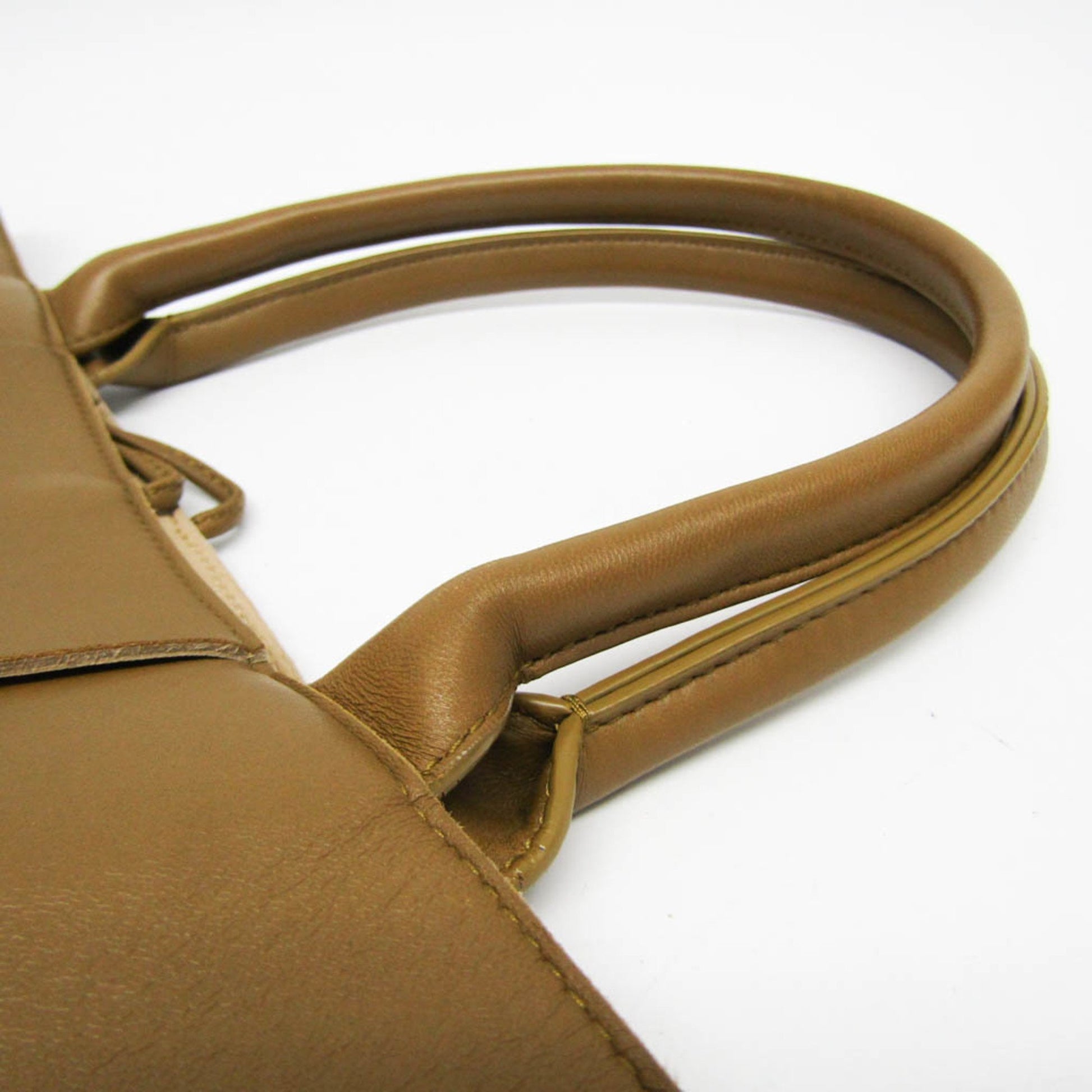 Bottega Veneta Arco, Camel, Leather, tote