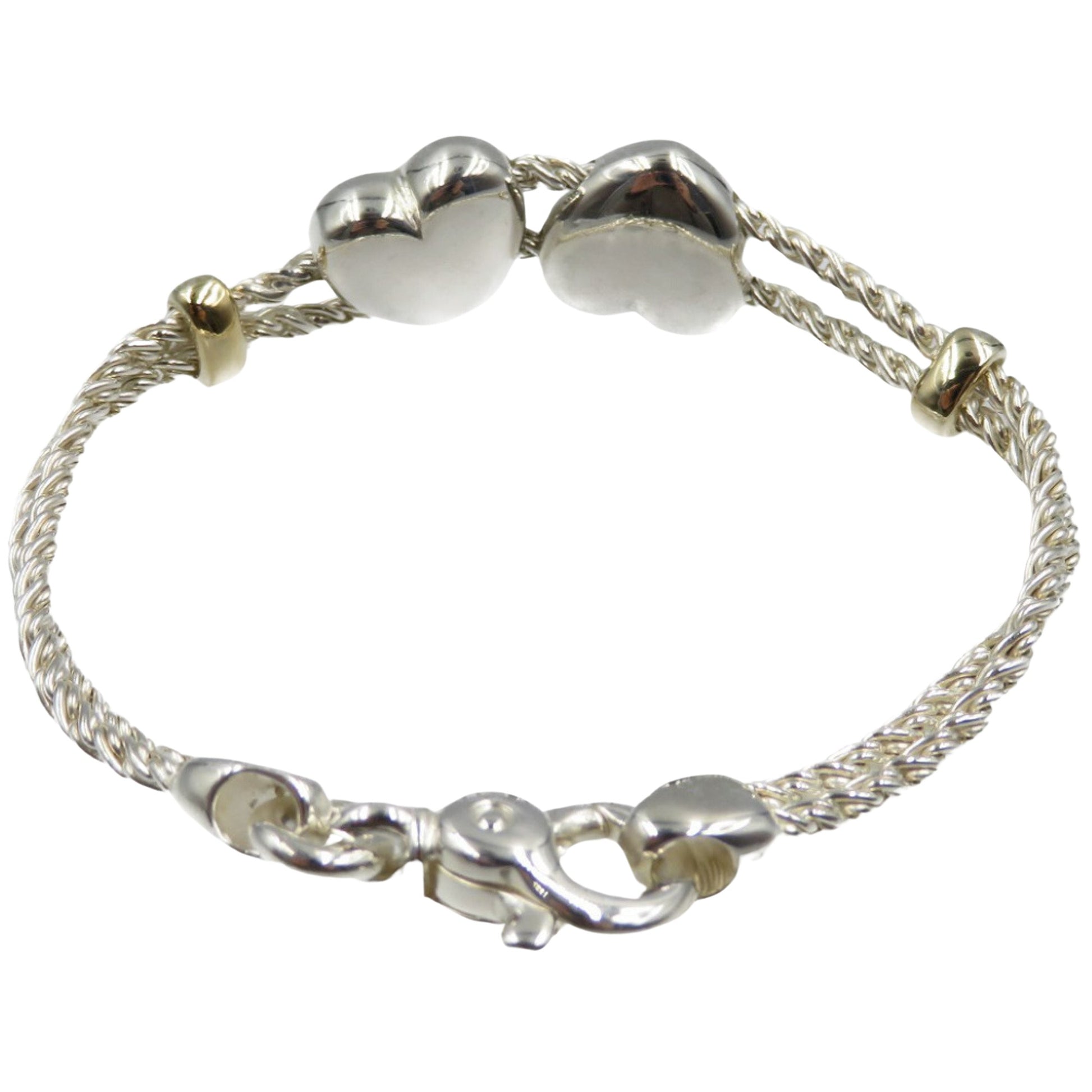 Tiffany & Co Double Rope, Silver, Silver, bracelet