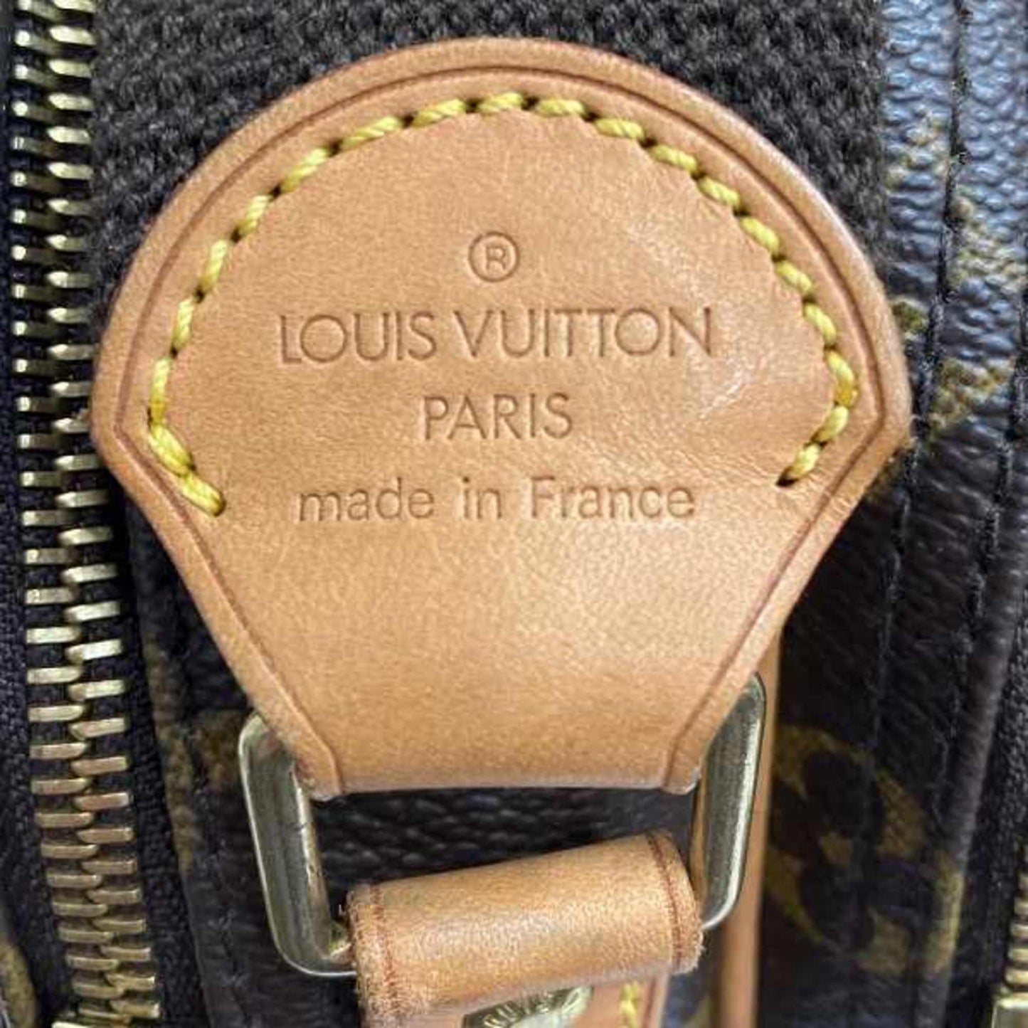 Louis Vuitton Reporter, Brown, Canvas, shoulder