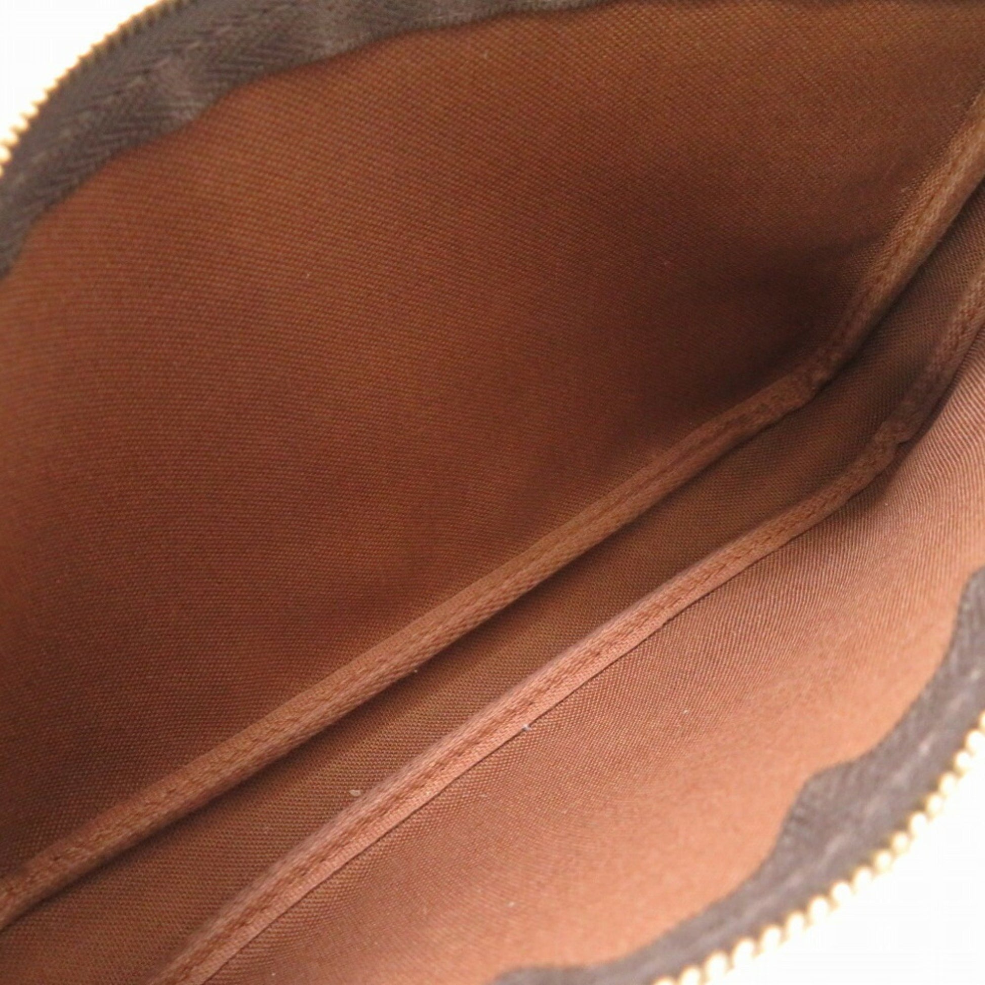 Louis Vuitton Pochette accessoires, Brown, Canvas, clutch