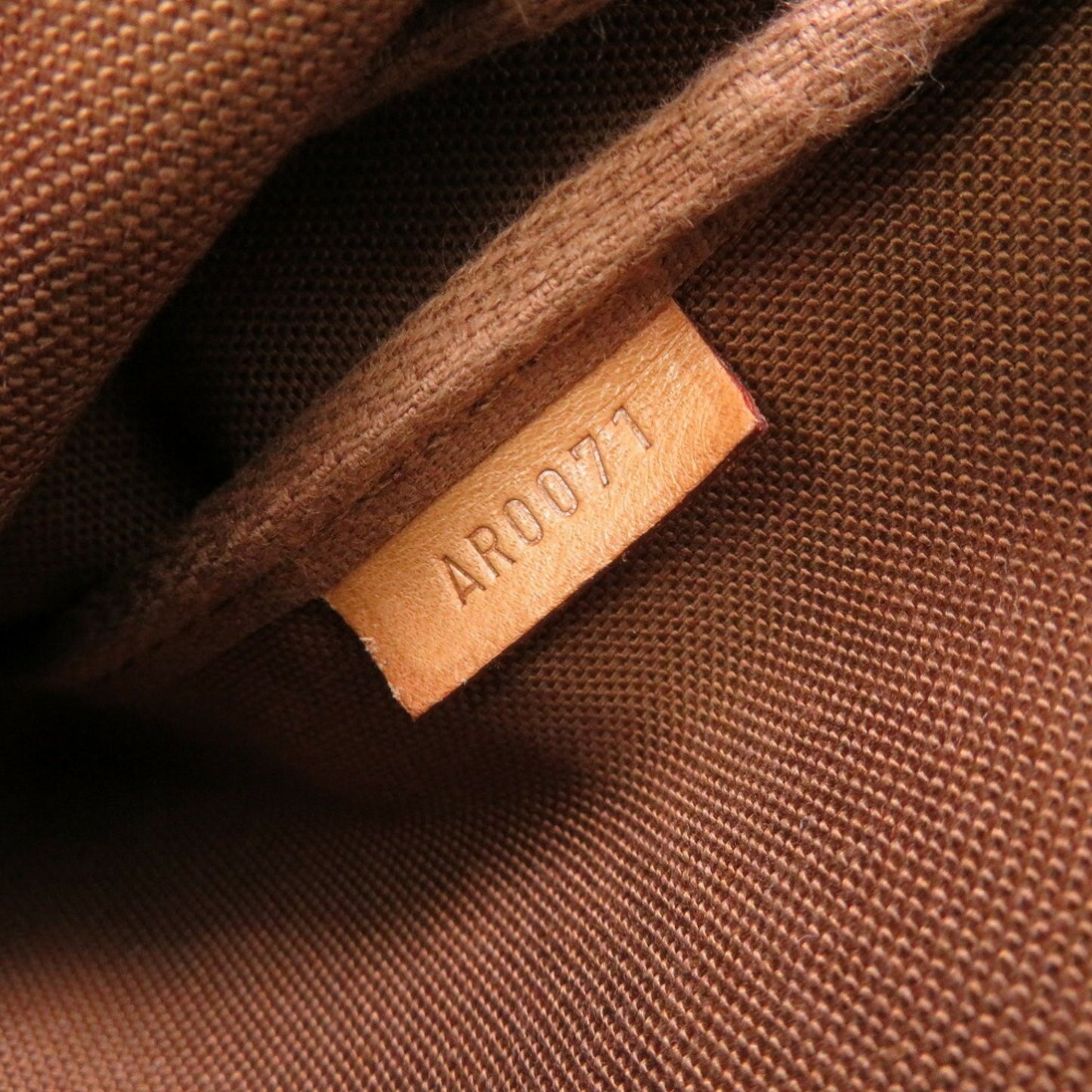 Louis Vuitton Pochette accessoires, Brown, Canvas, clutch