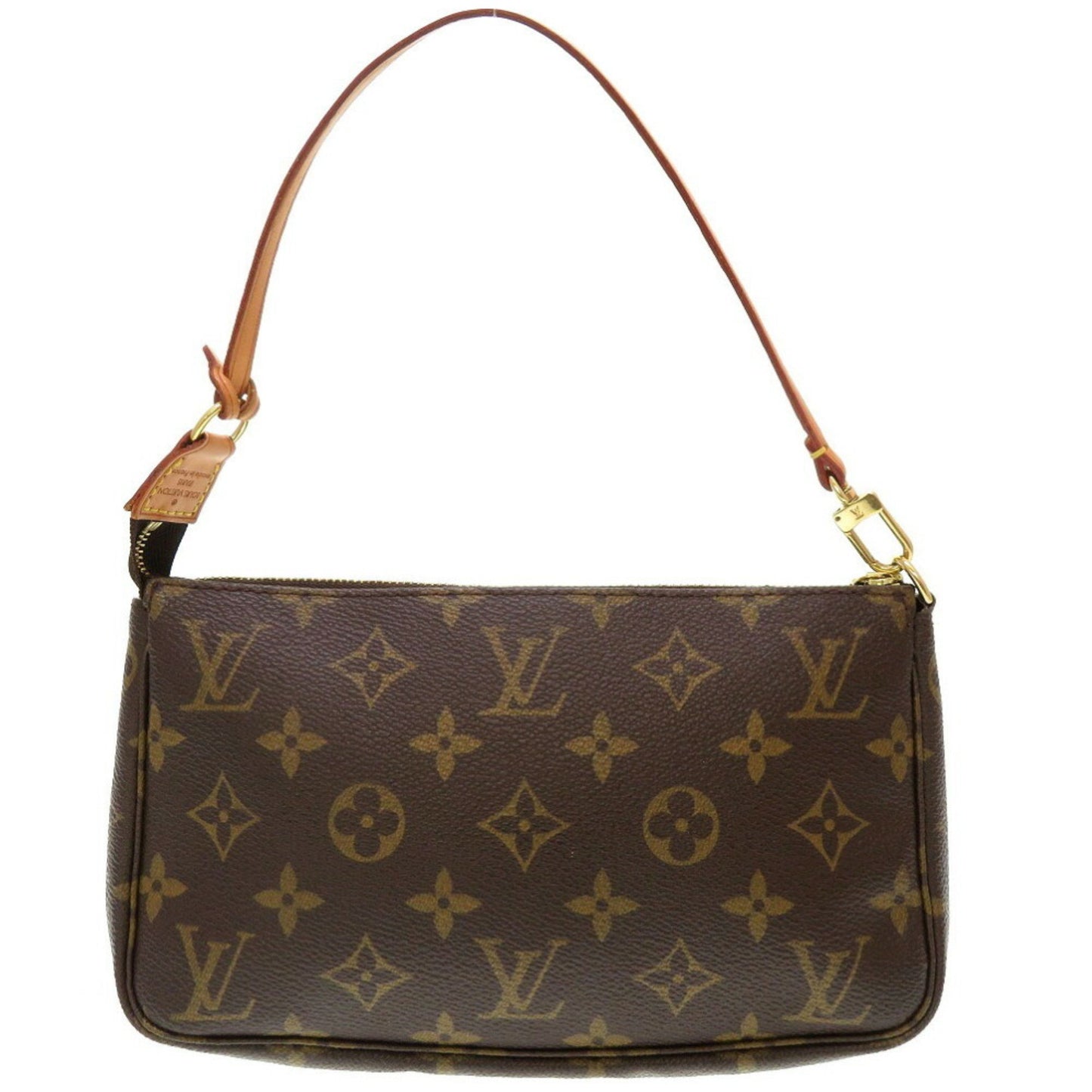 Louis Vuitton Pochette accessoires, Brown, Canvas, clutch