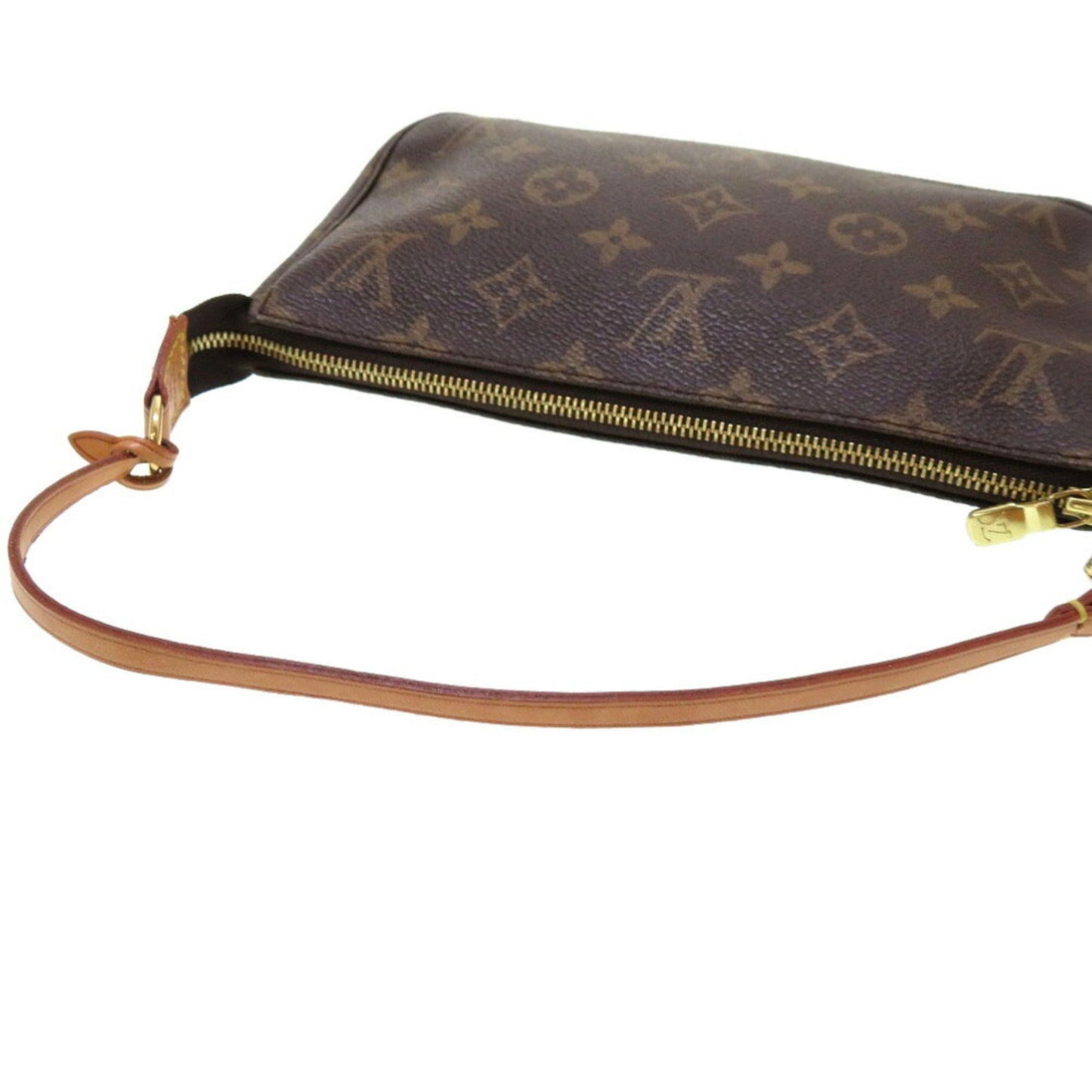 Louis Vuitton Pochette accessoires, Brown, Canvas, clutch