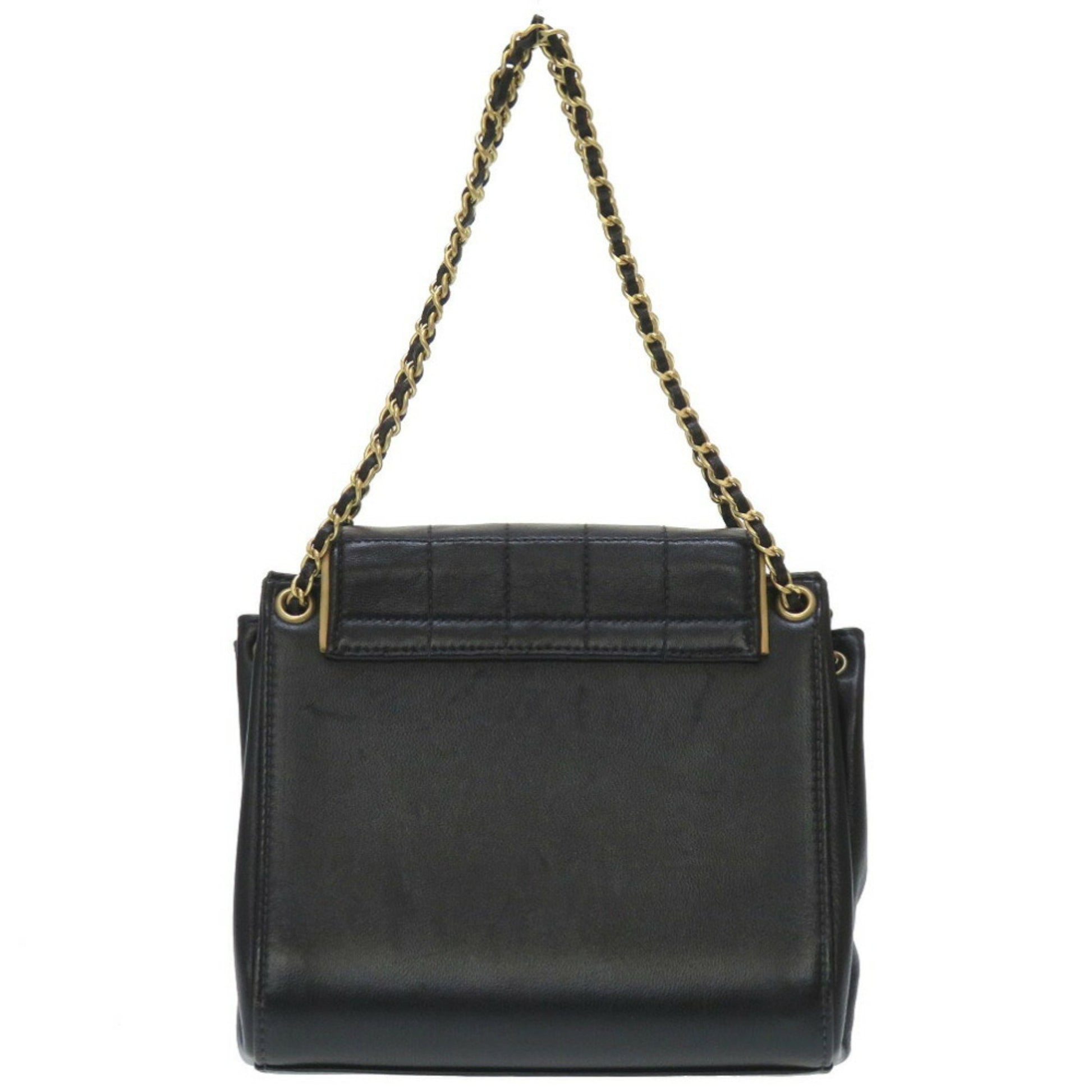 "Chanel 2,55", Black, Leather, shoulder