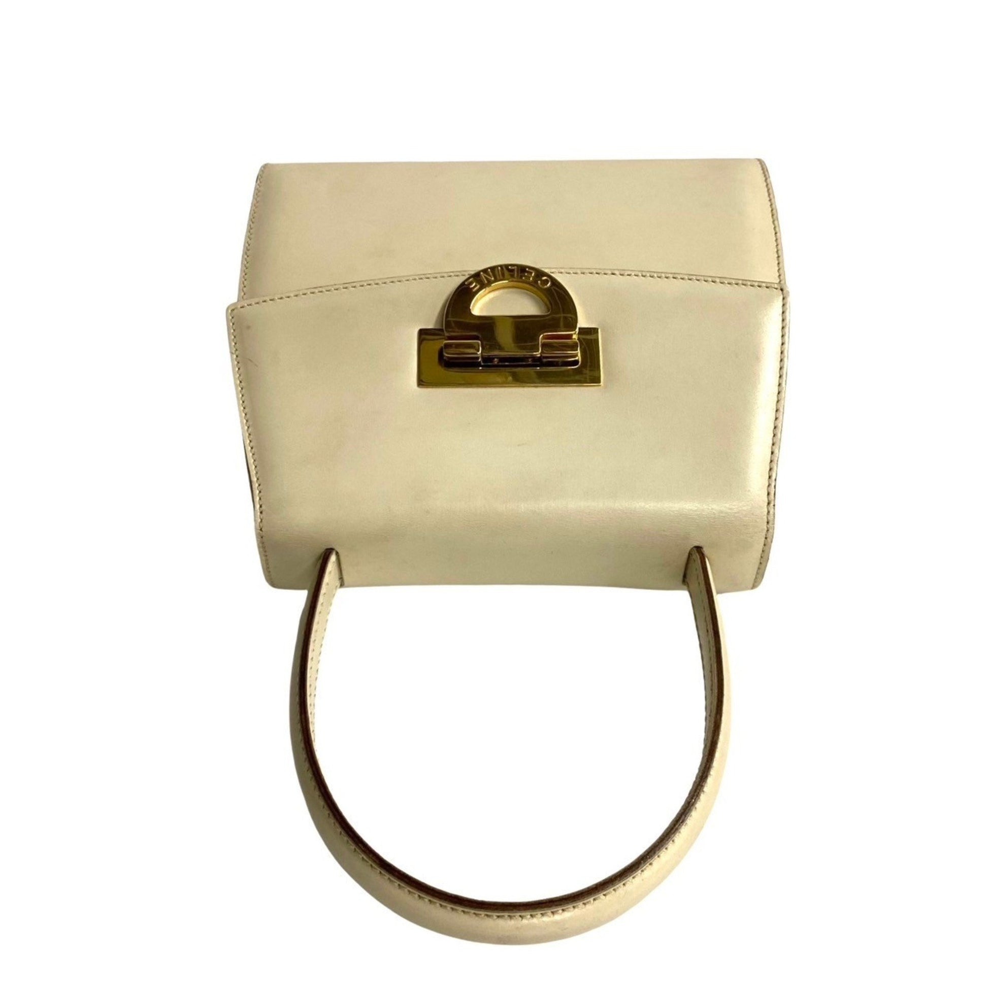 Céline, Beige, Leather, handbag