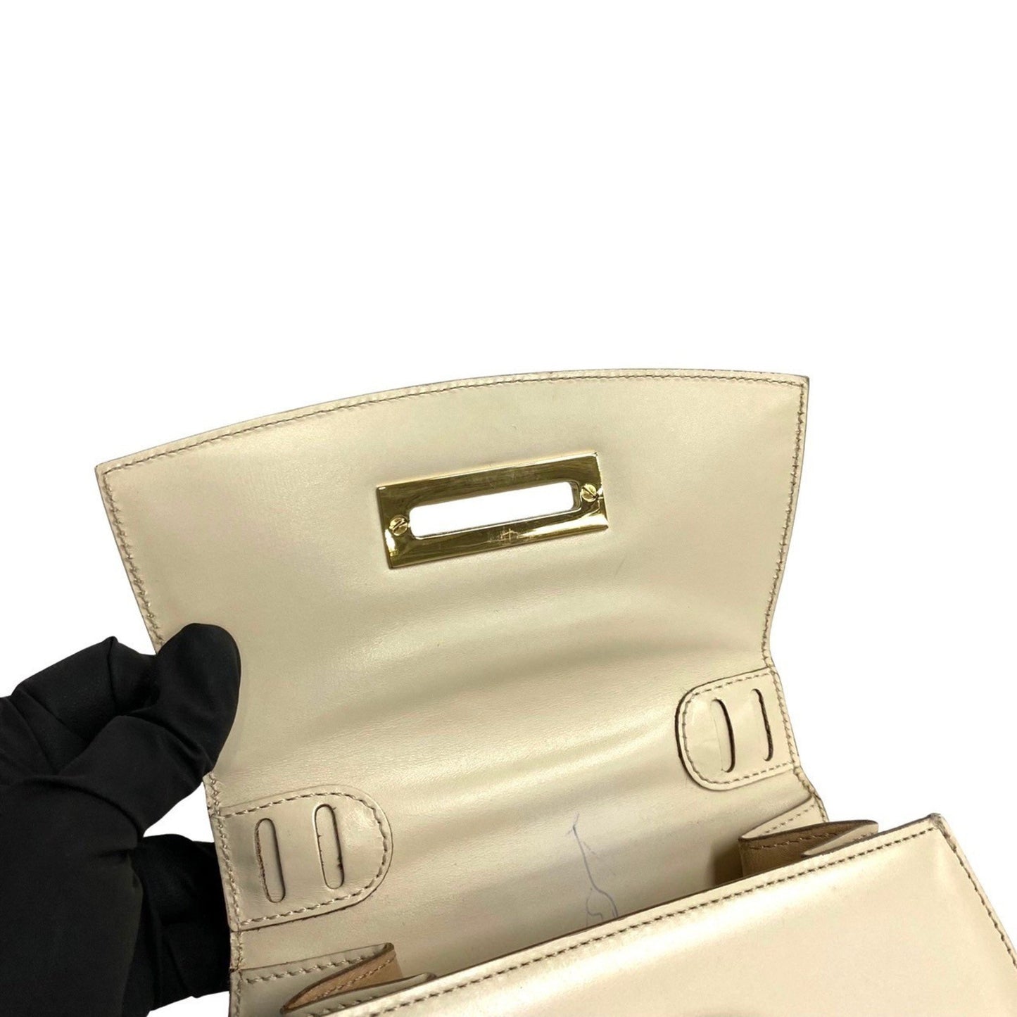 Céline, Beige, Leather, handbag