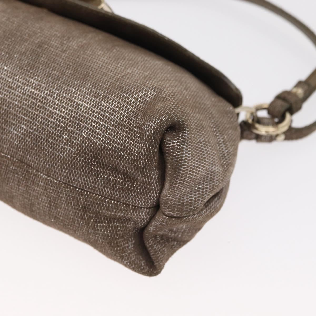 Chloe Lily Canvas, Silver, Canvas, Handbag
