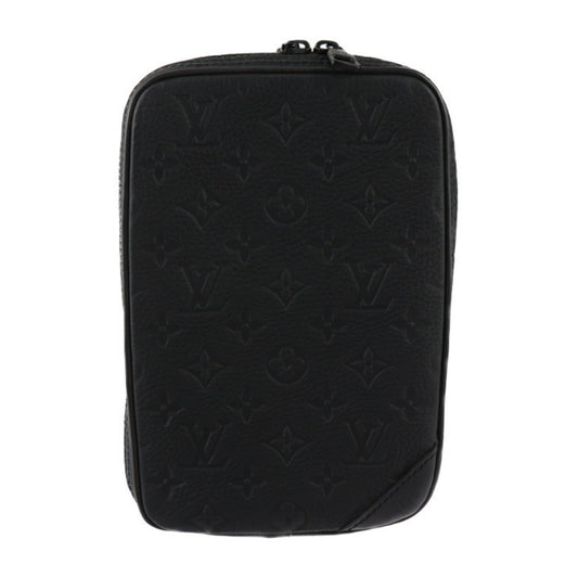 Louis Vuitton Utility, Black, Leather, shoulder