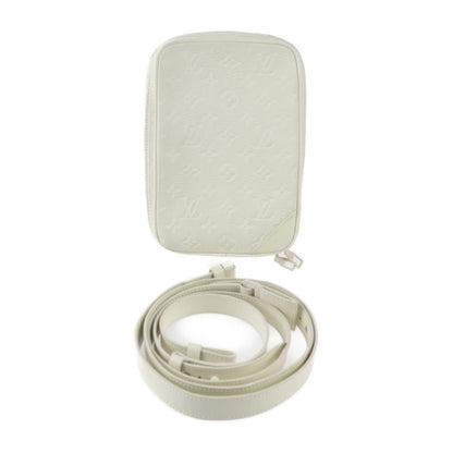 Louis Vuitton Utility, White, Leather, shoulder