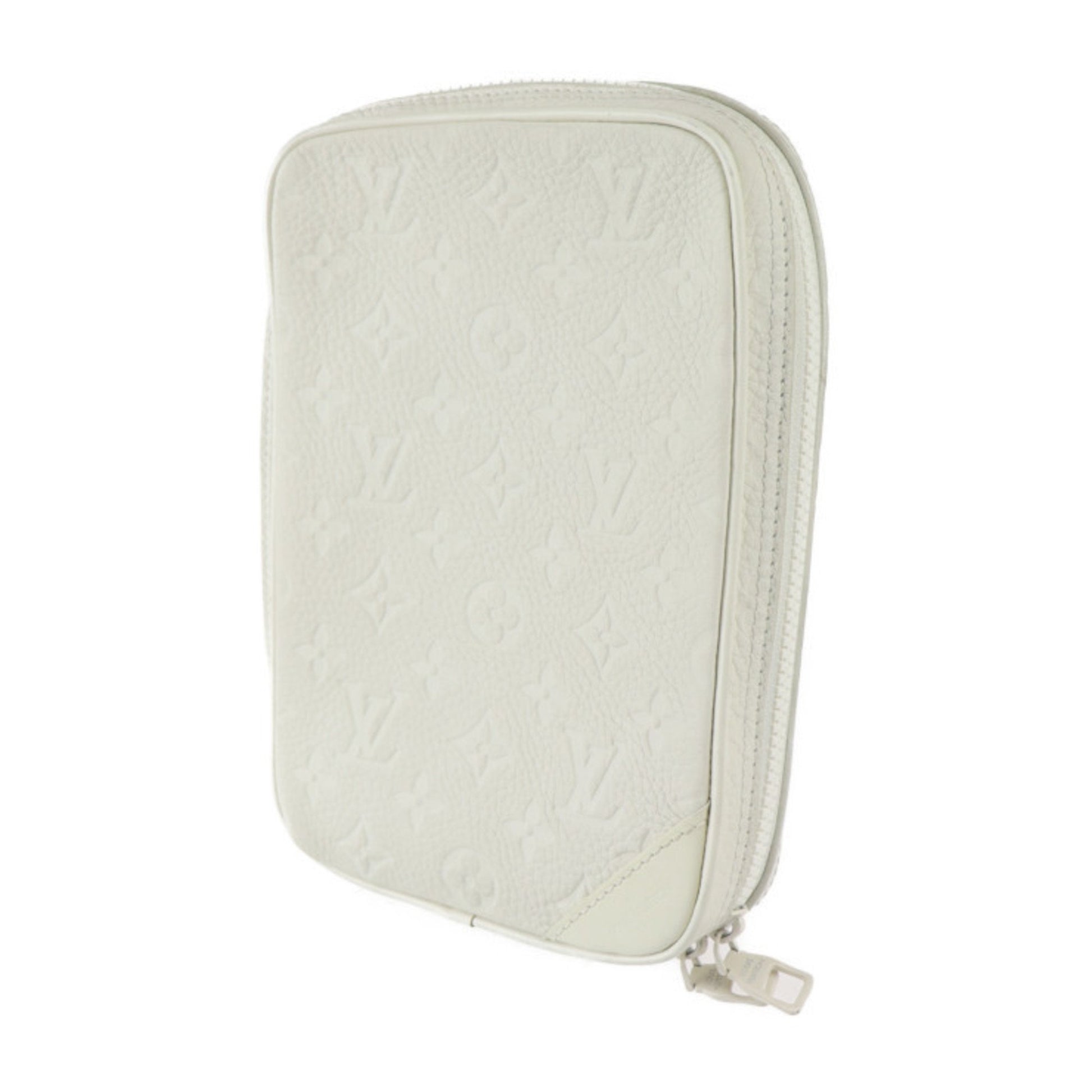 Louis Vuitton Utility, White, Leather, shoulder