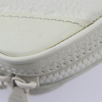 Louis Vuitton Utility, White, Leather, shoulder
