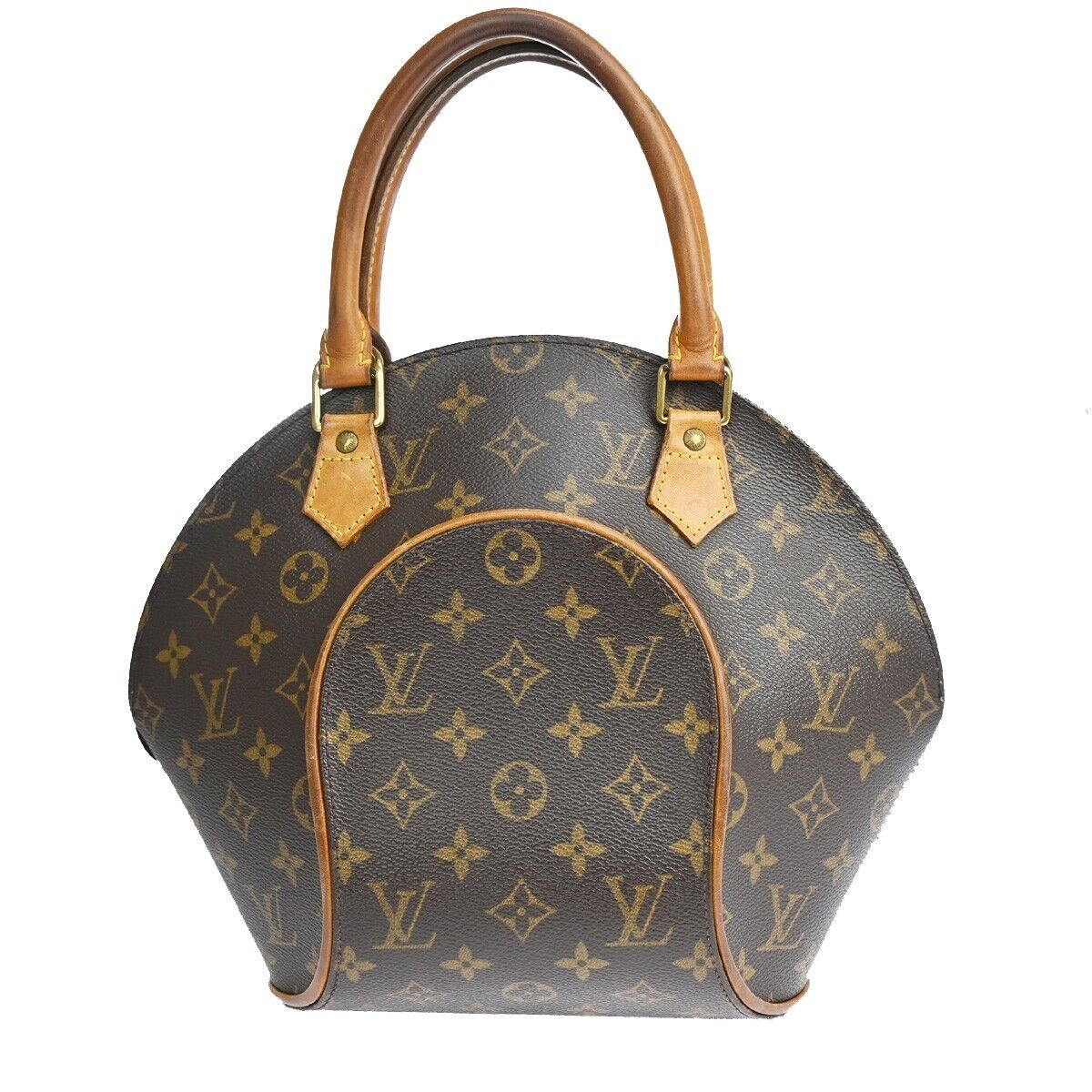 Louis Vuitton Ellipse PM, Brown, Canvas, handbag