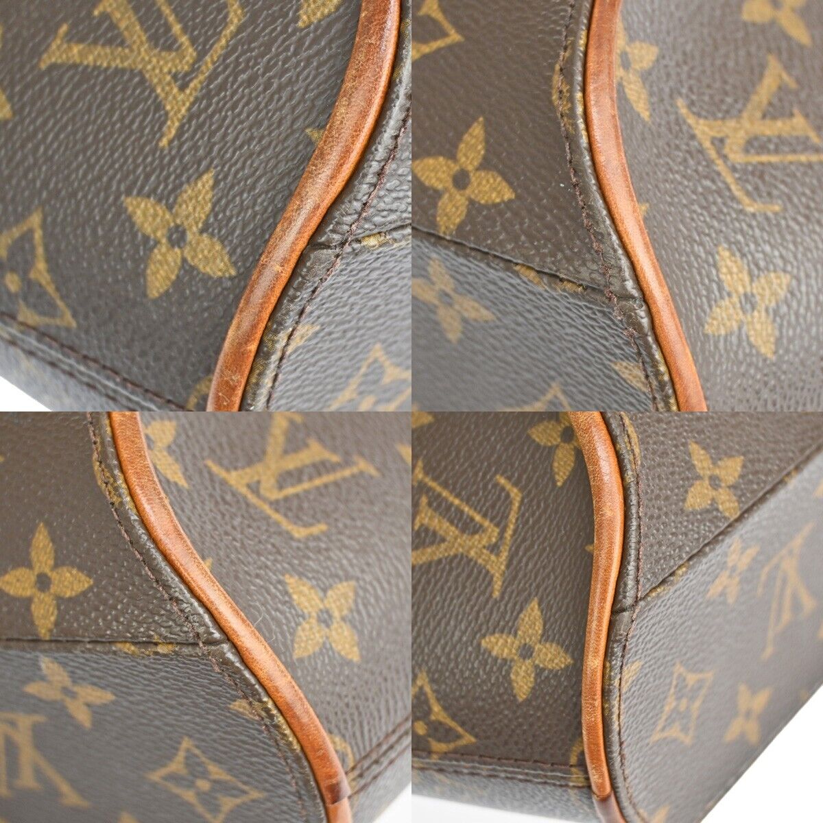 Louis Vuitton Ellipse PM, Brown, Canvas, handbag