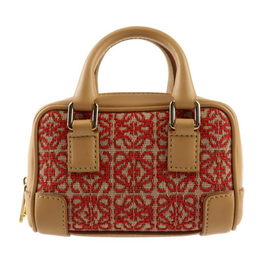 Loewe Amazona, Red, Canvas, handbag