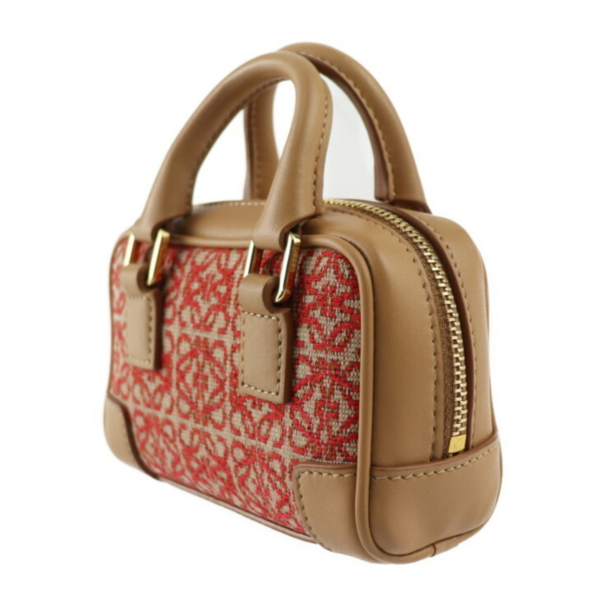 Loewe Amazona, Red, Canvas, handbag