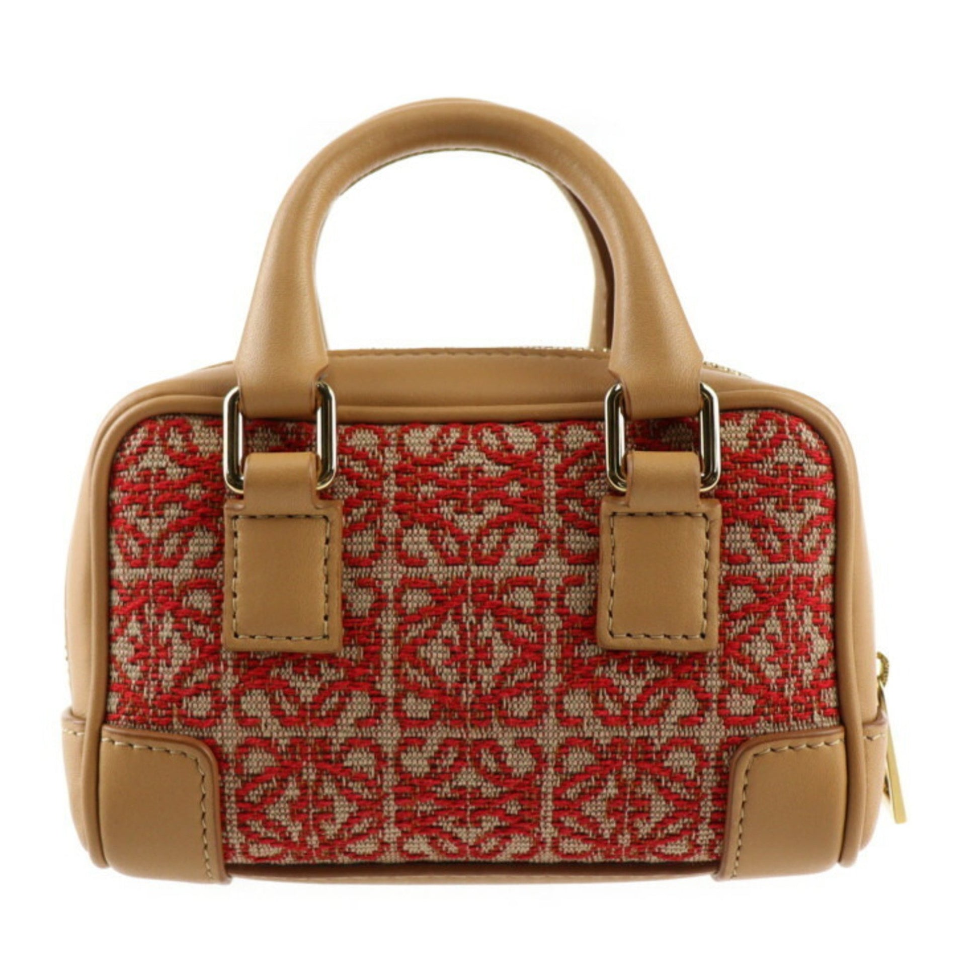 Loewe Amazona, Red, Canvas, handbag