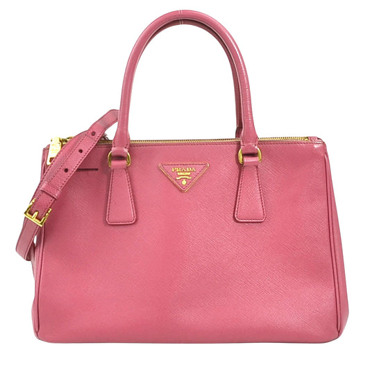Prada Galleria, Pink, Leather, handbag