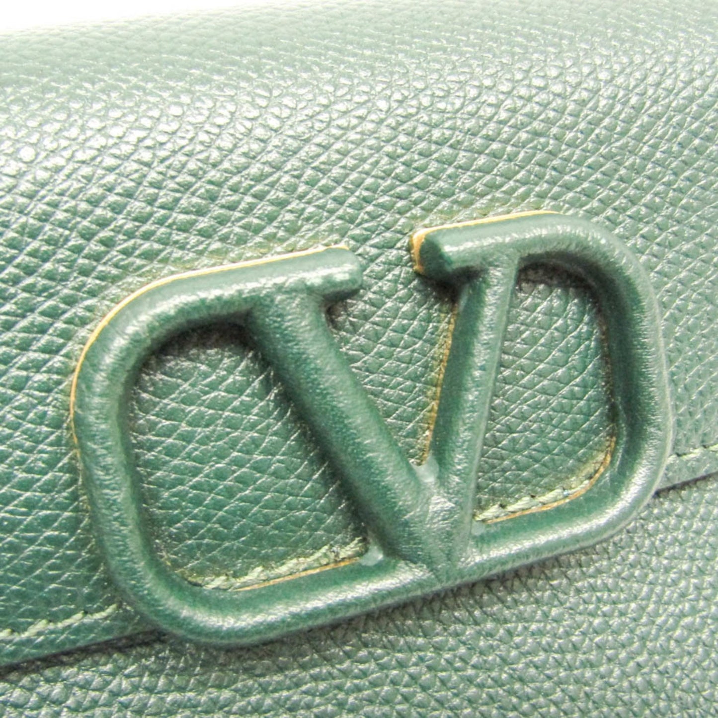 Valentino Garavani, Green, Leather, shoulder