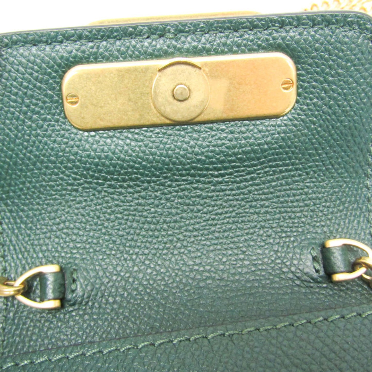 Valentino Garavani, Green, Leather, shoulder